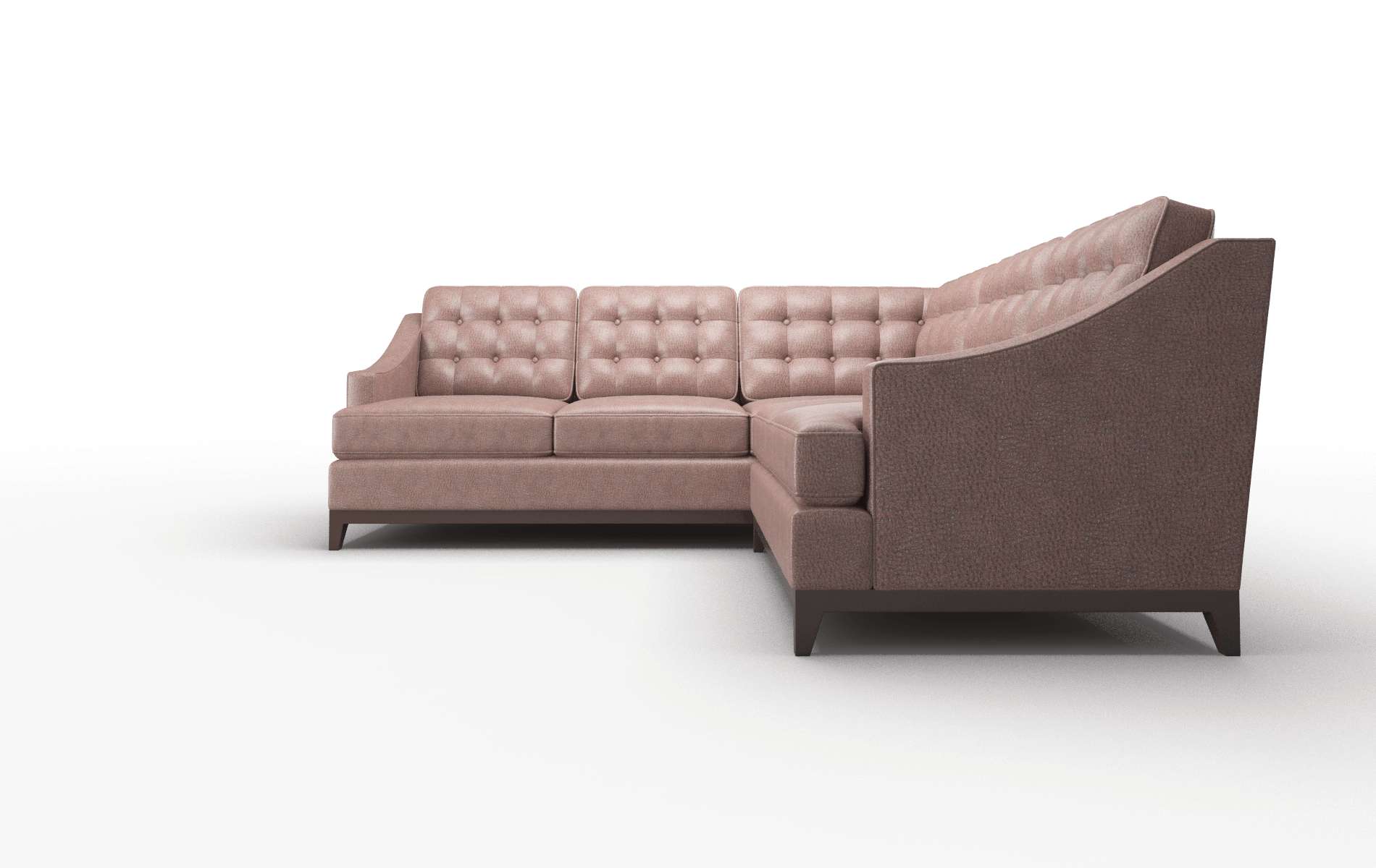 Geneva Ford Brown Sectional espresso legs 5