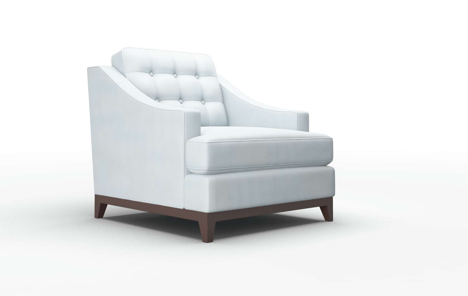 Geneva Hathaway Aqua Chair espresso legs 2