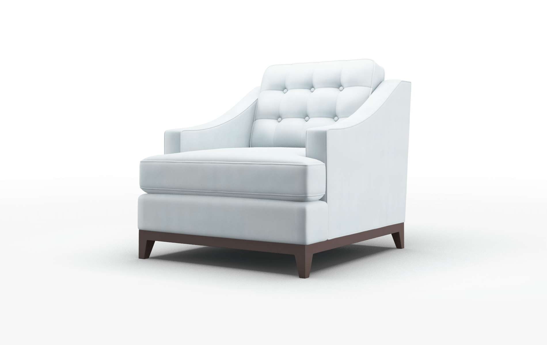 Geneva Hathaway Aqua Chair espresso legs 4