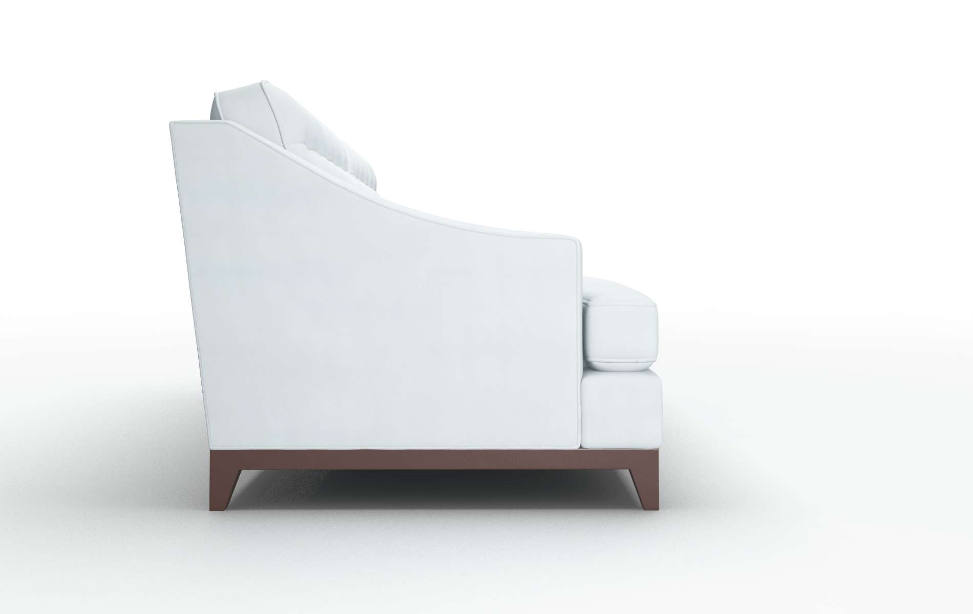 Geneva Hathaway Aqua Sofa espresso legs 3