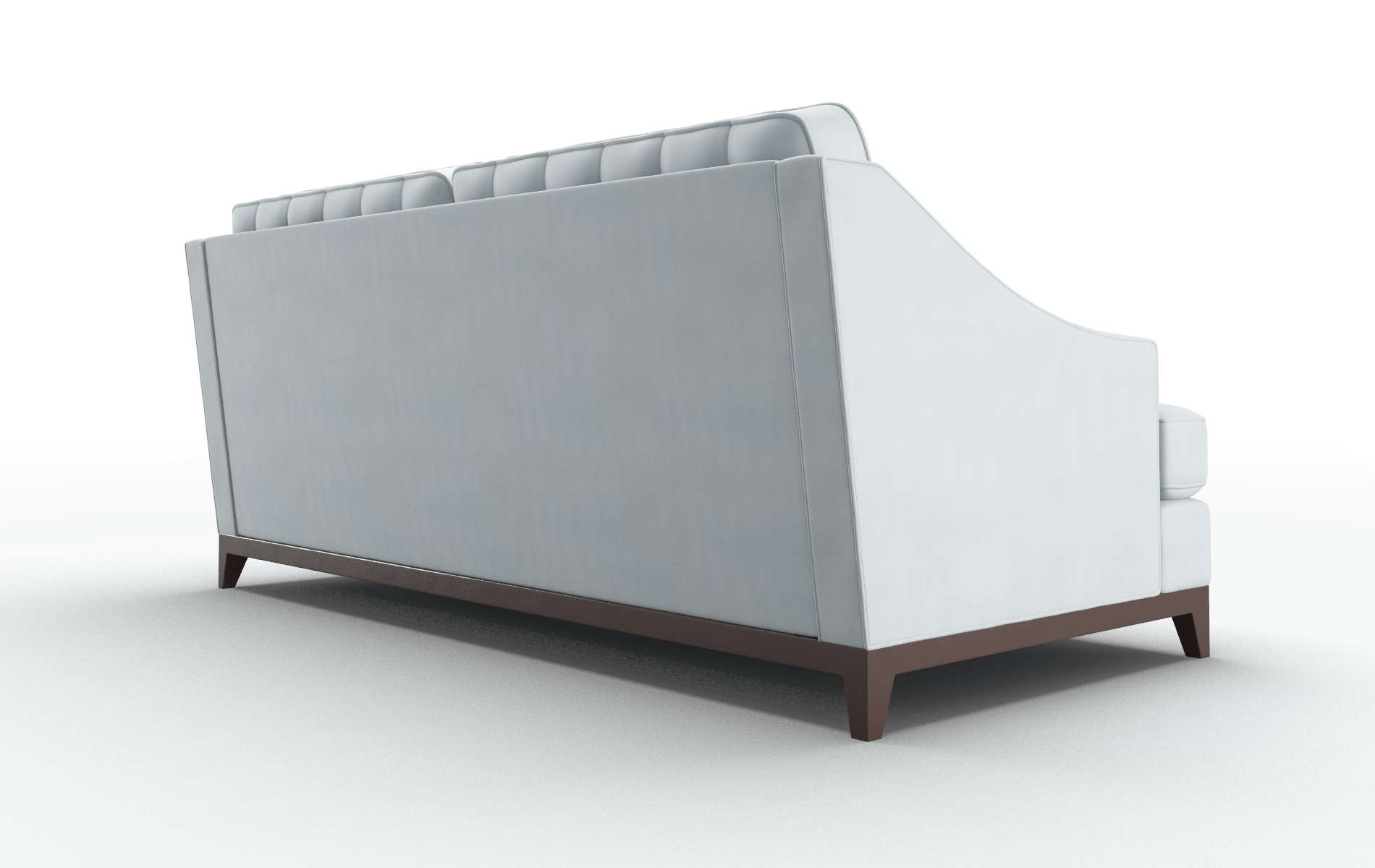 Geneva Hathaway Aqua Sofa espresso legs 5
