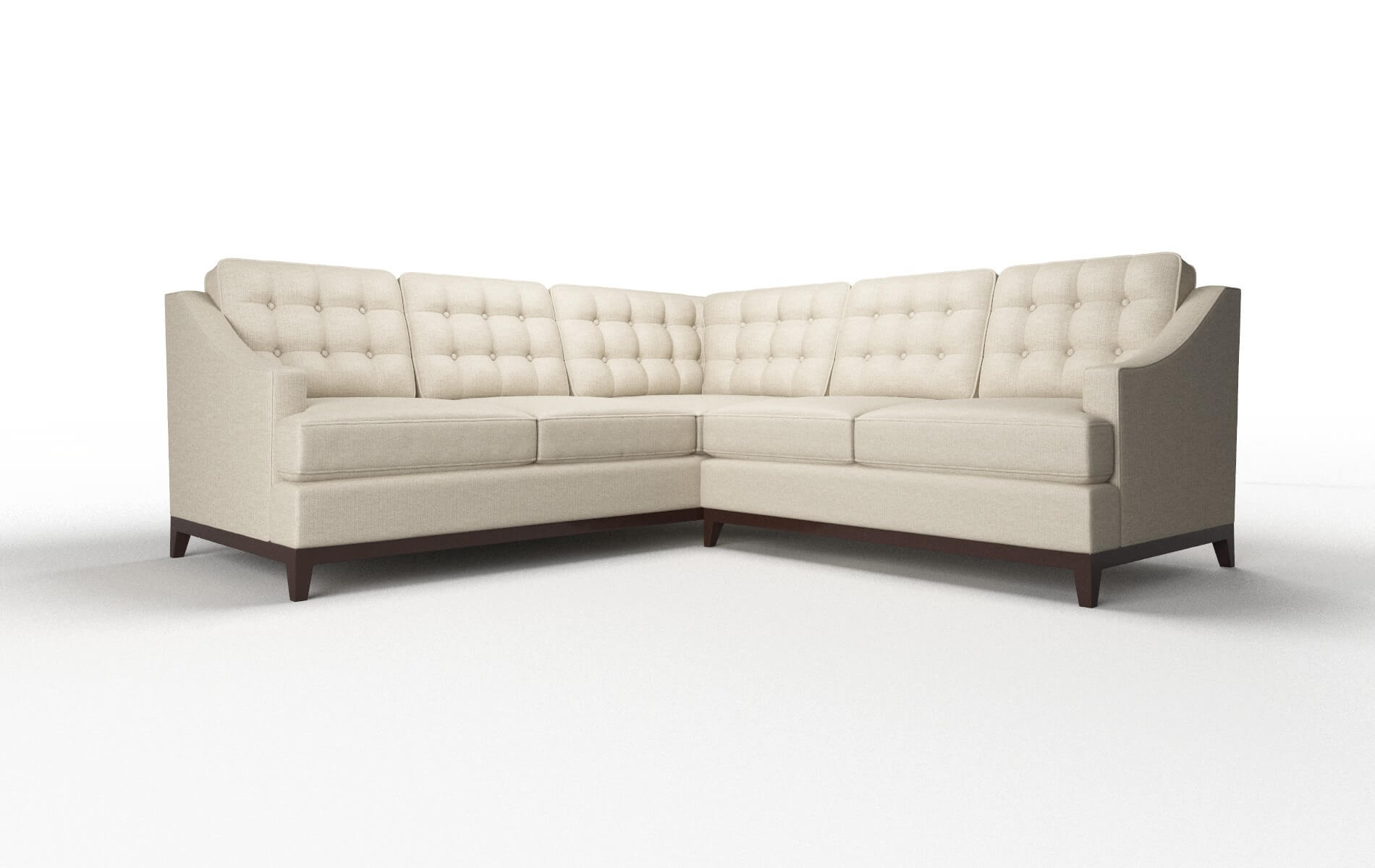 Geneva Insight Barley Sectional espresso legs 1