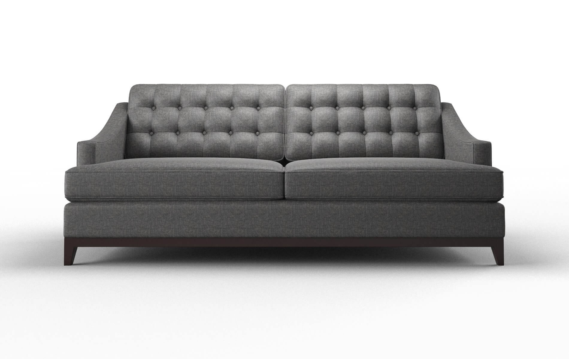 Geneva Insight Charcoal Sofa espresso legs 1