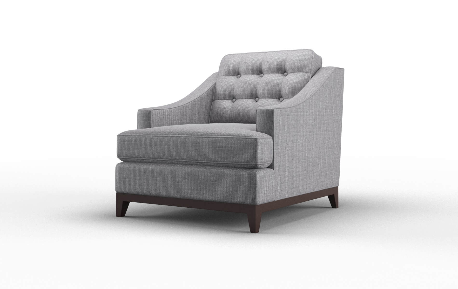 Geneva Insight Denim Chair espresso legs 4