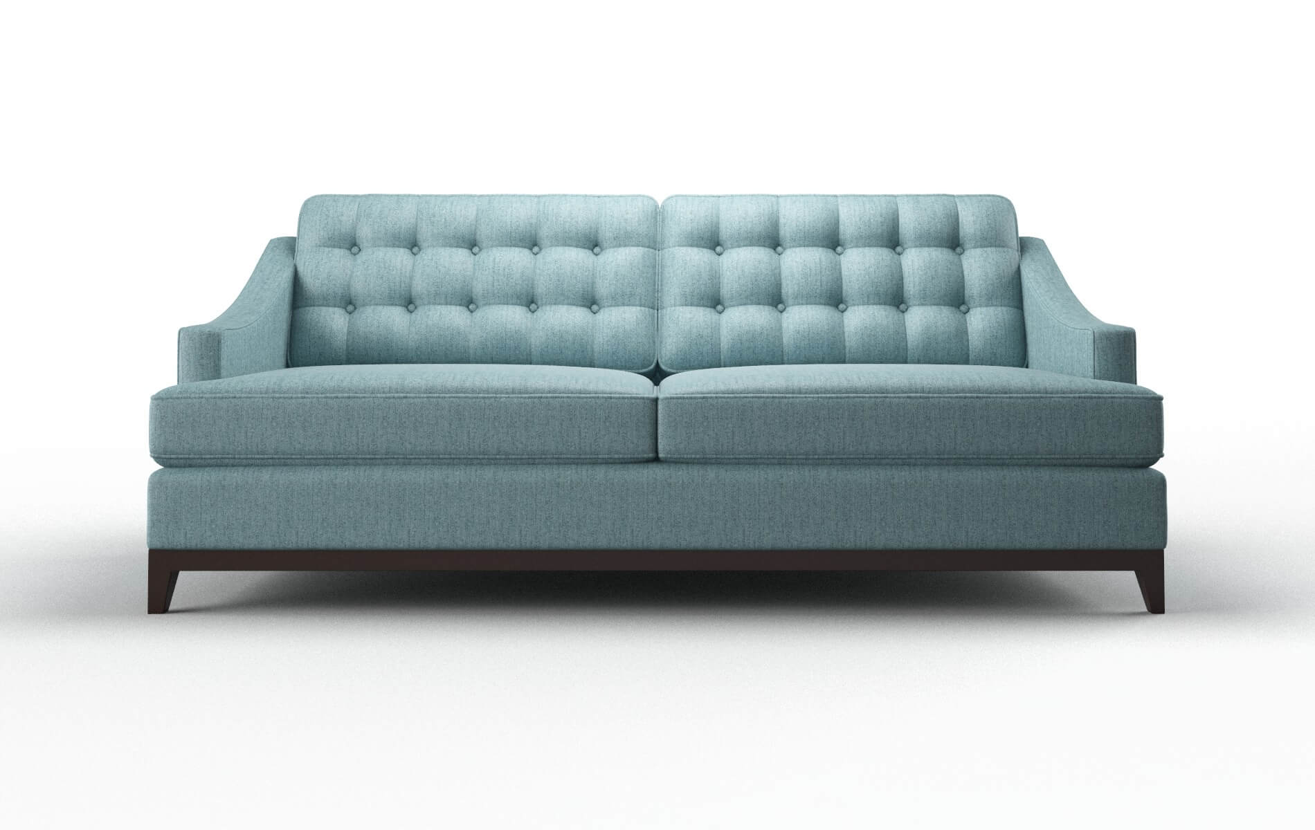 Geneva Insight peacock Sofa Espresso Legs  1