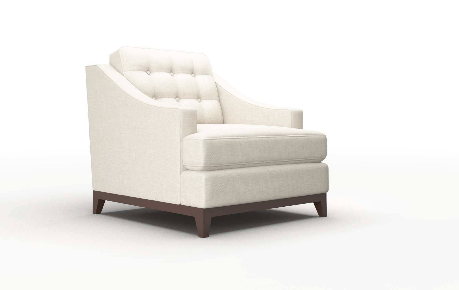 Geneva Keylargo Almond Chair espresso legs 2