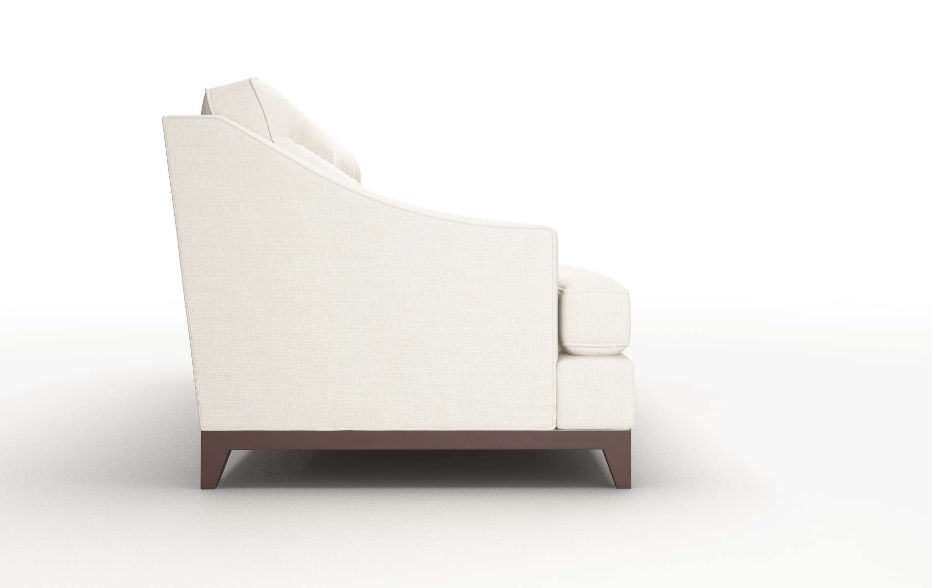 Geneva Keylargo Almond Sofa espresso legs 3