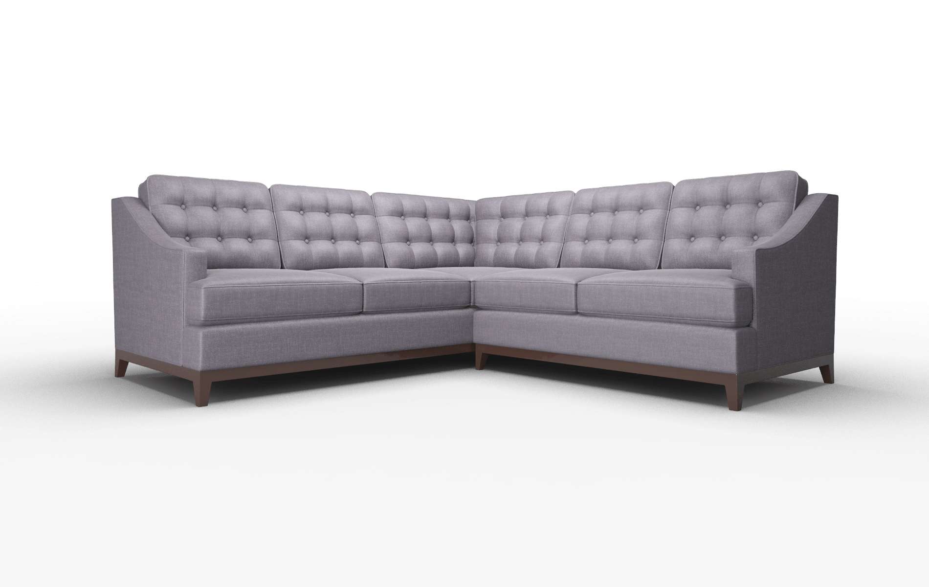 Geneva Keylargo Grape Sectional espresso legs 1