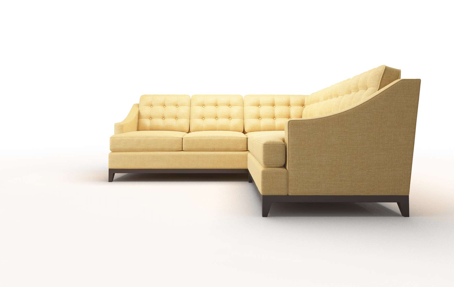 Geneva Keylargo Honey Sectional espresso legs 5