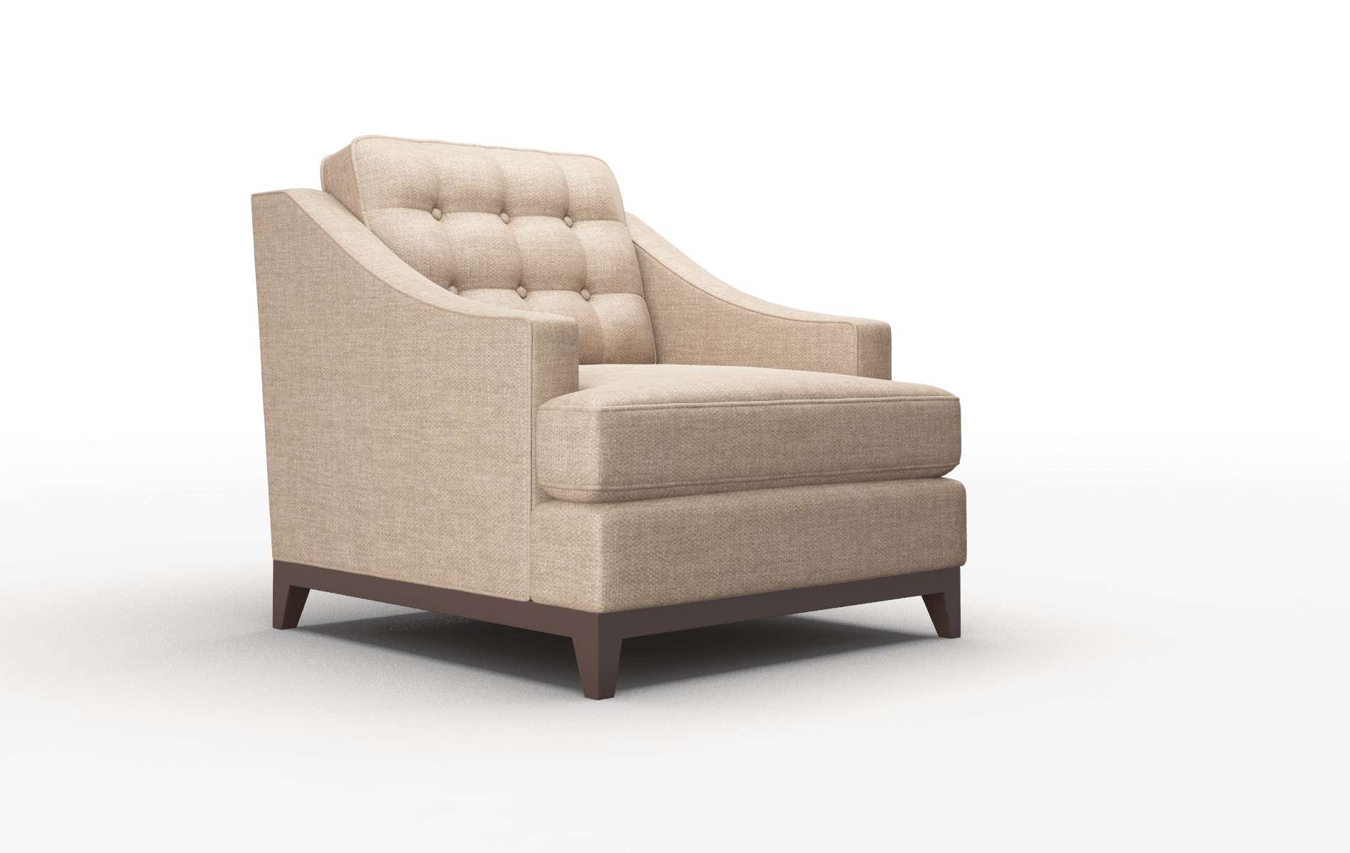 Geneva Keylargo Mink Chair espresso legs 2