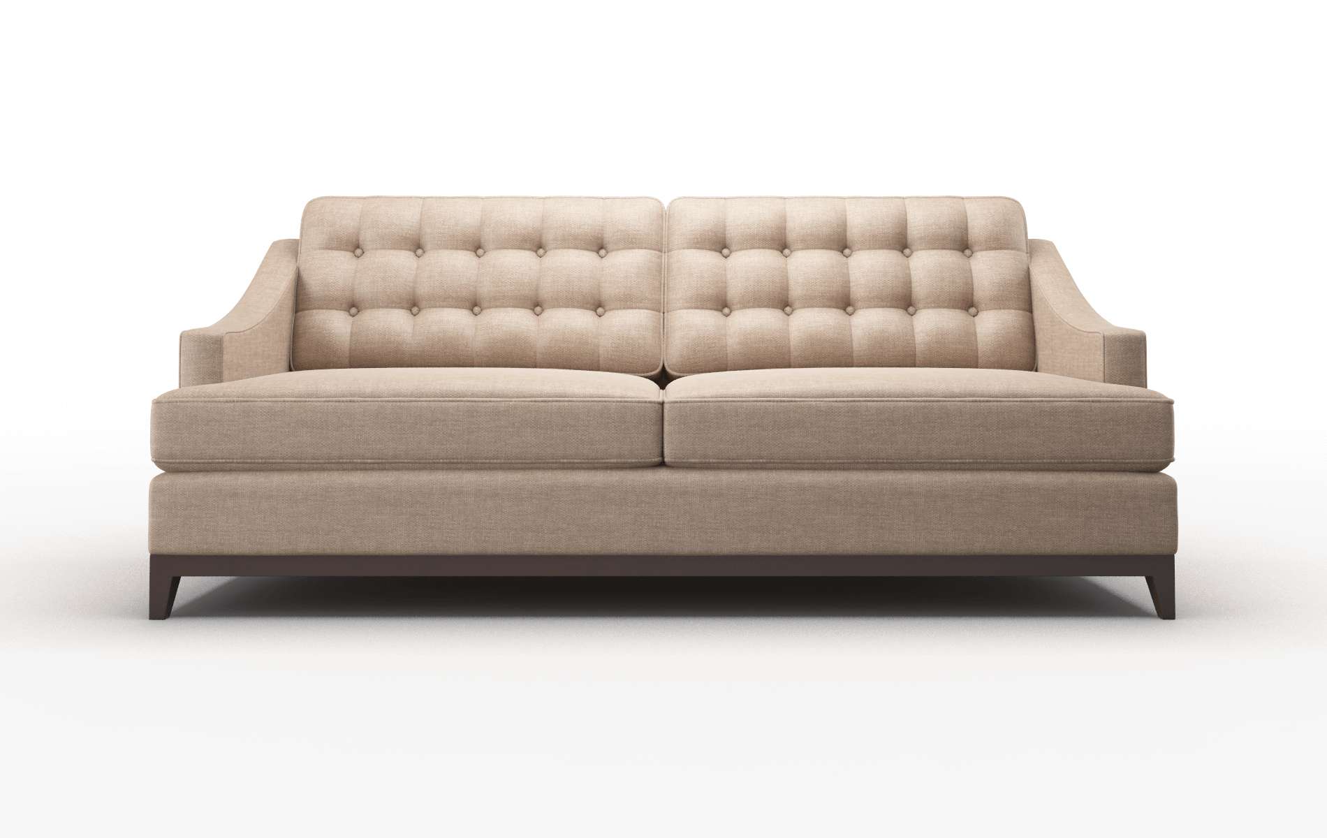 Geneva Keylargo Mink Sofa espresso legs 1