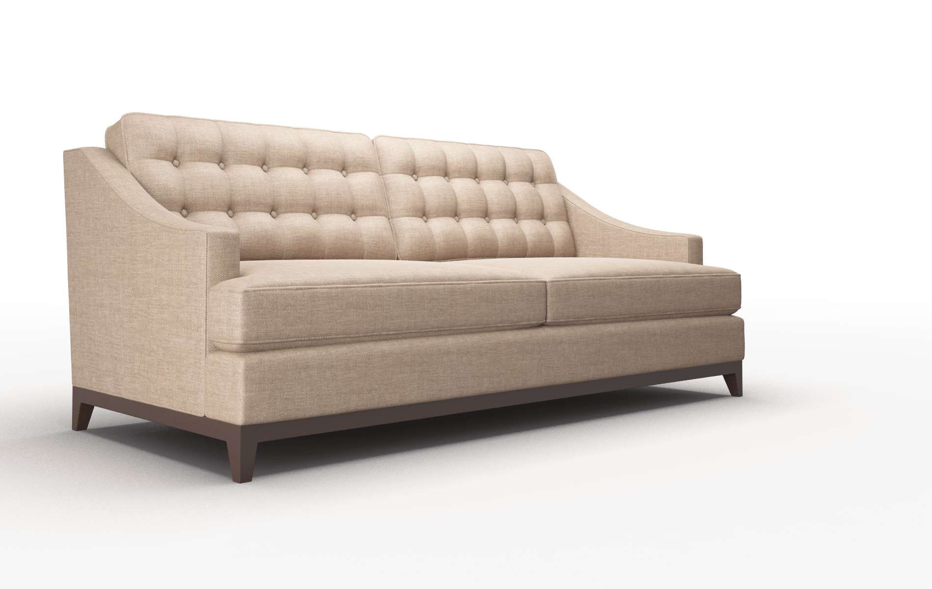 Geneva Keylargo Mink Sofa espresso legs 2