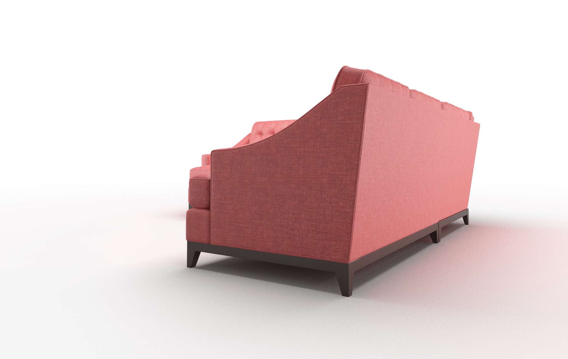 Geneva Keylargo Ruby Sectional espresso legs 4