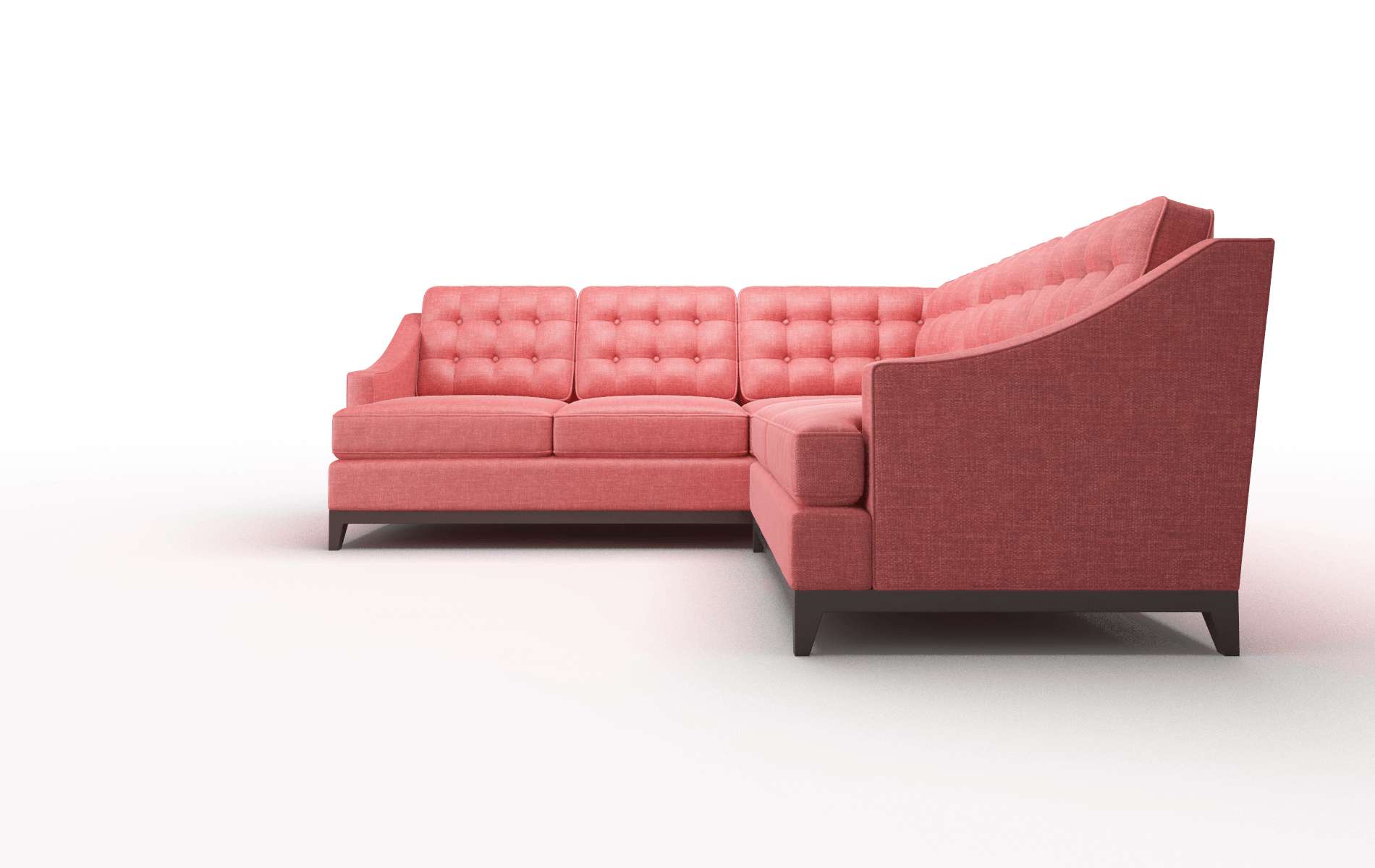 Geneva Keylargo Ruby Sectional espresso legs 5