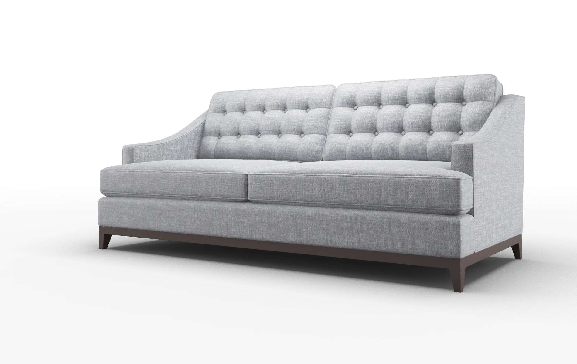 Geneva Lana Ash Sofa espresso legs 4