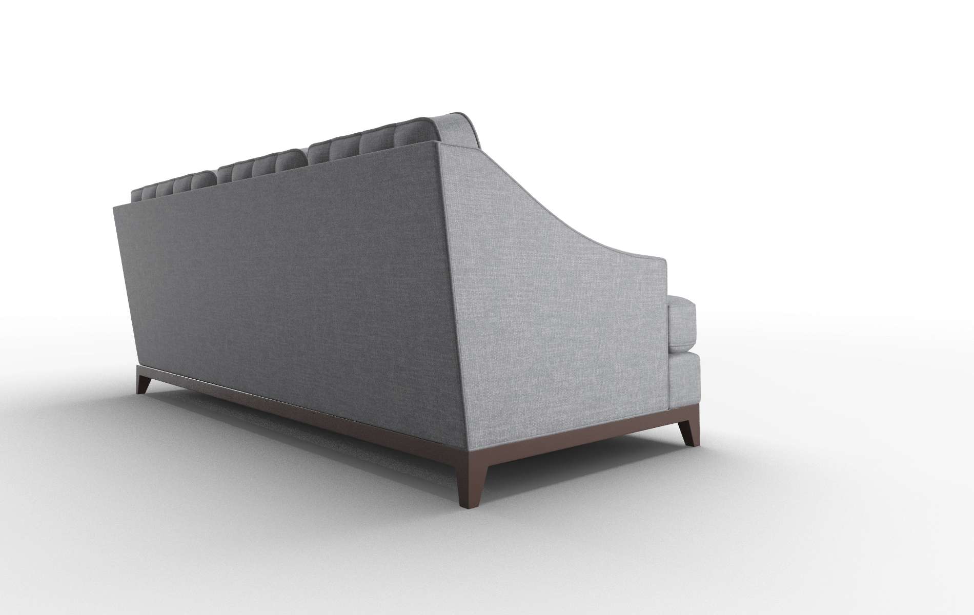 Geneva Lana Onyx Sectional espresso legs 3