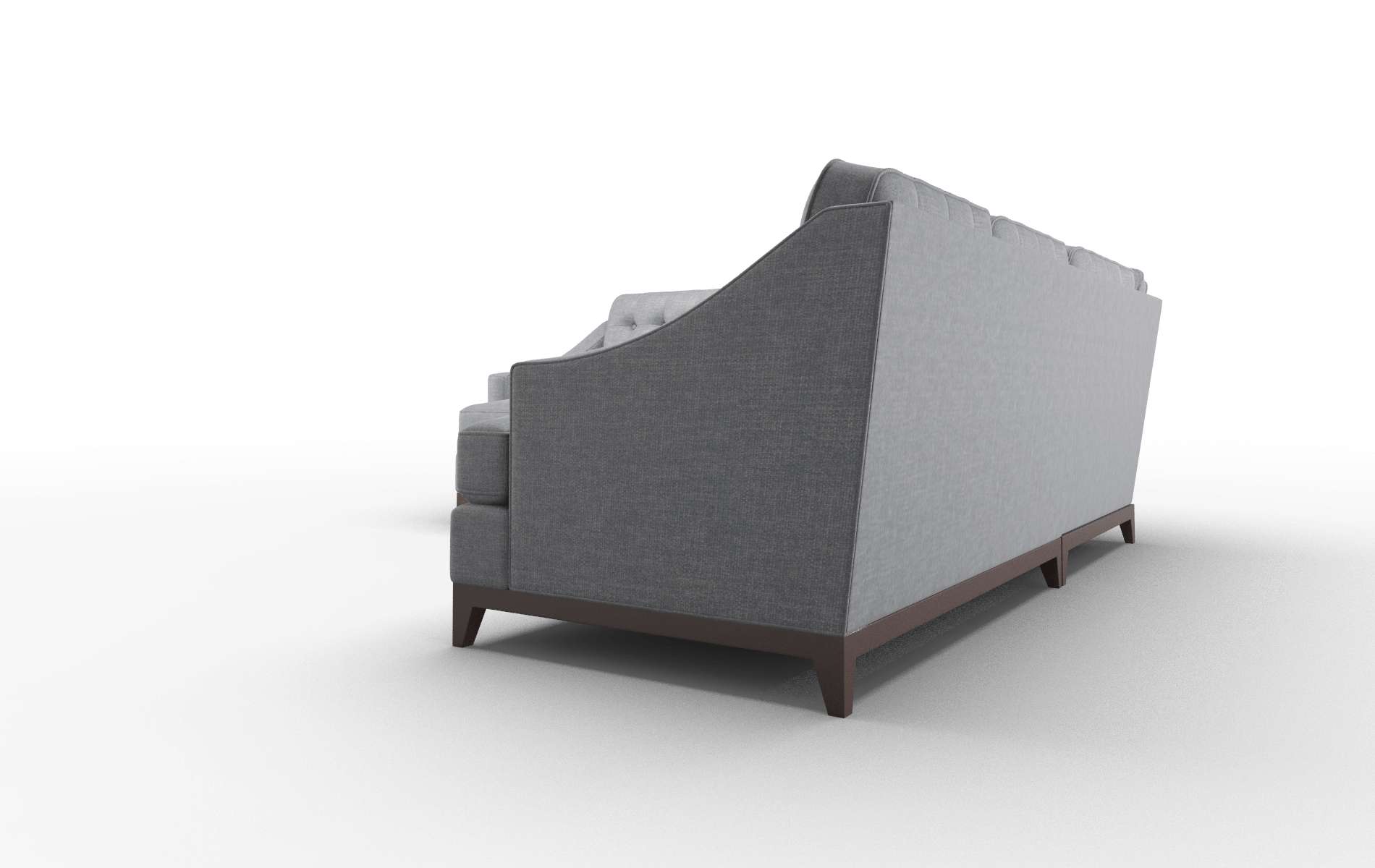 Geneva Lana Onyx Sectional espresso legs 4