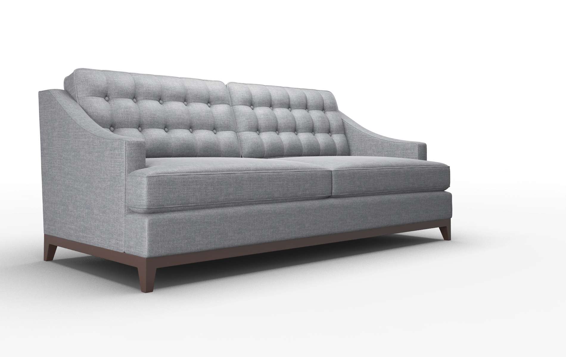 Geneva Lana Onyx Sofa espresso legs 2