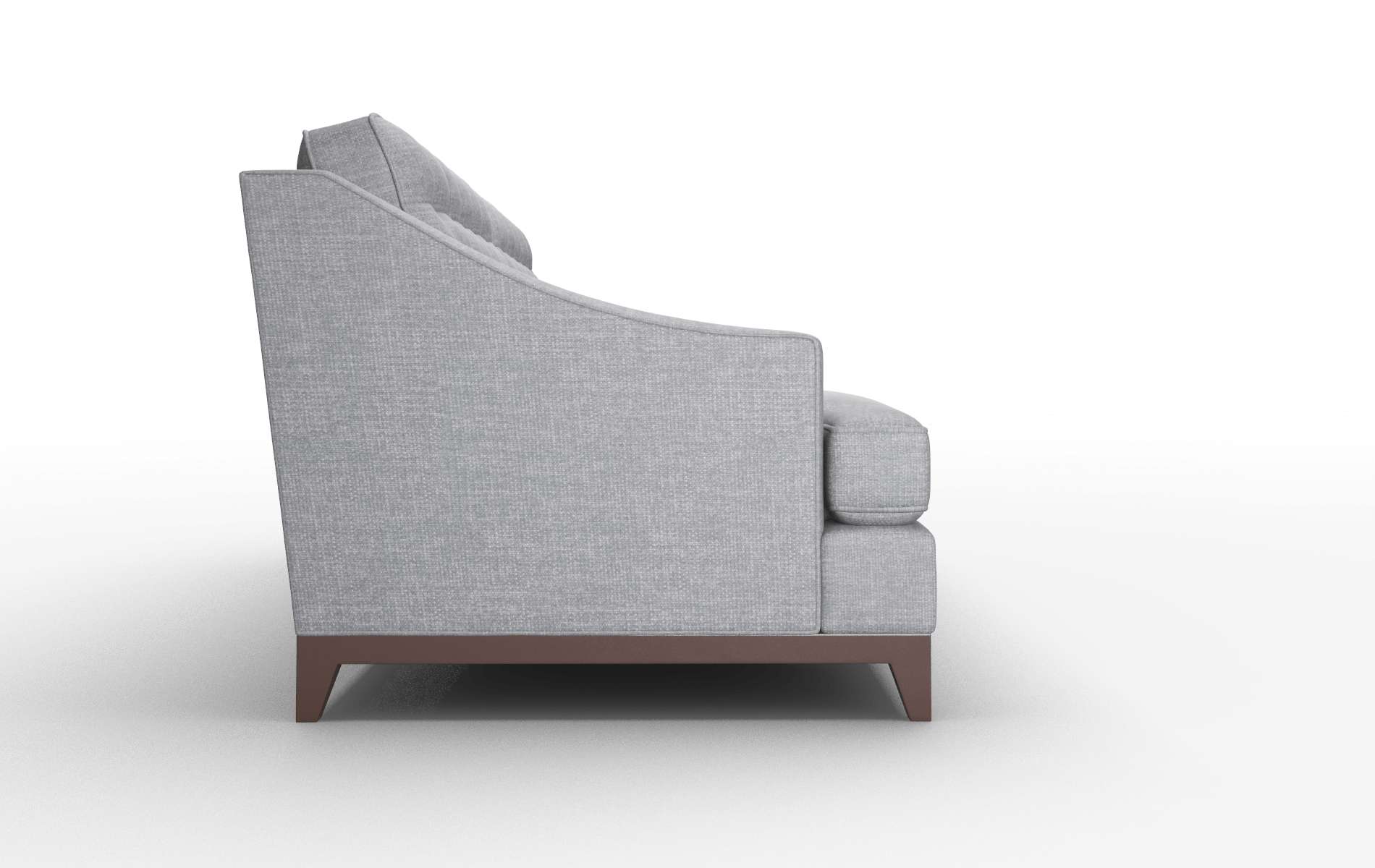 Geneva Lana Onyx Sofa espresso legs 3