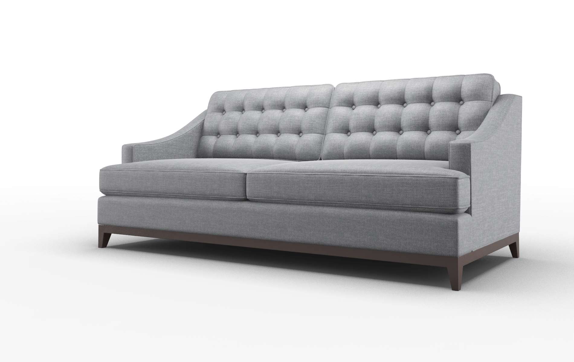 Geneva Lana Onyx Sofa espresso legs 4