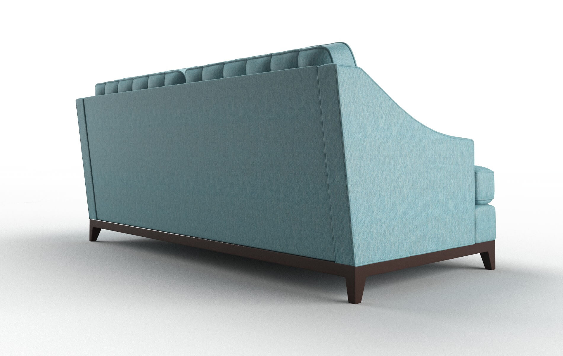 Geneva Lana Peacock Sofa espresso legs 4