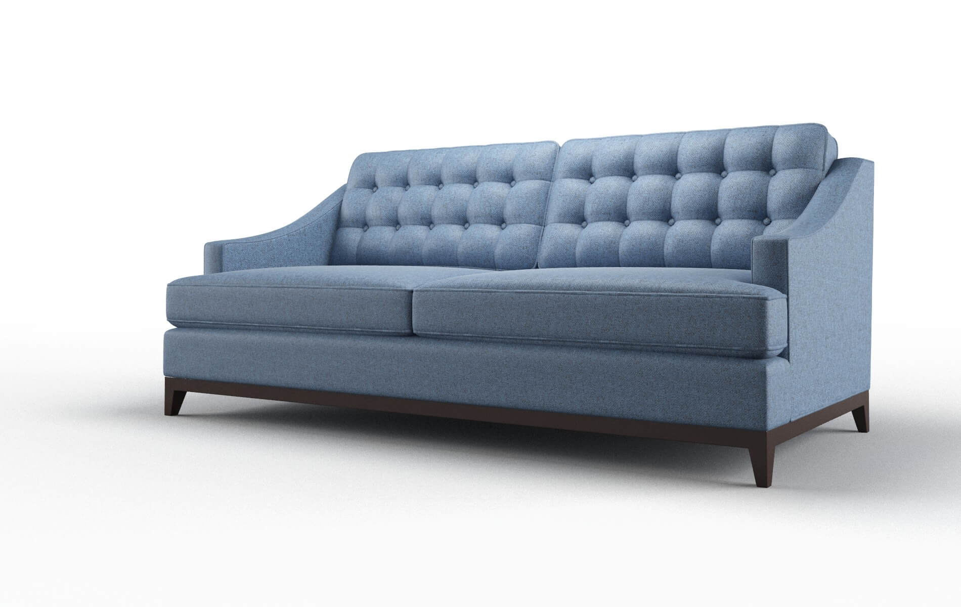 Geneva Leslie Indigo Sofa espresso legs 5
