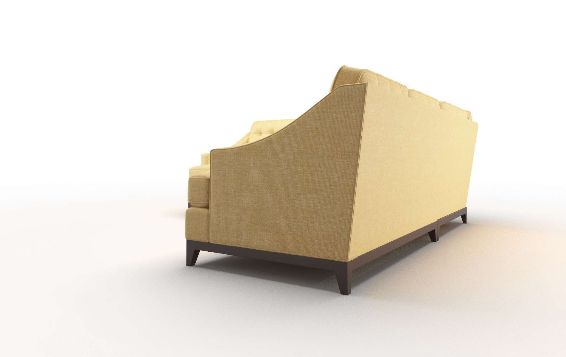 Geneva Leslie Saffron Sectional espresso legs 4