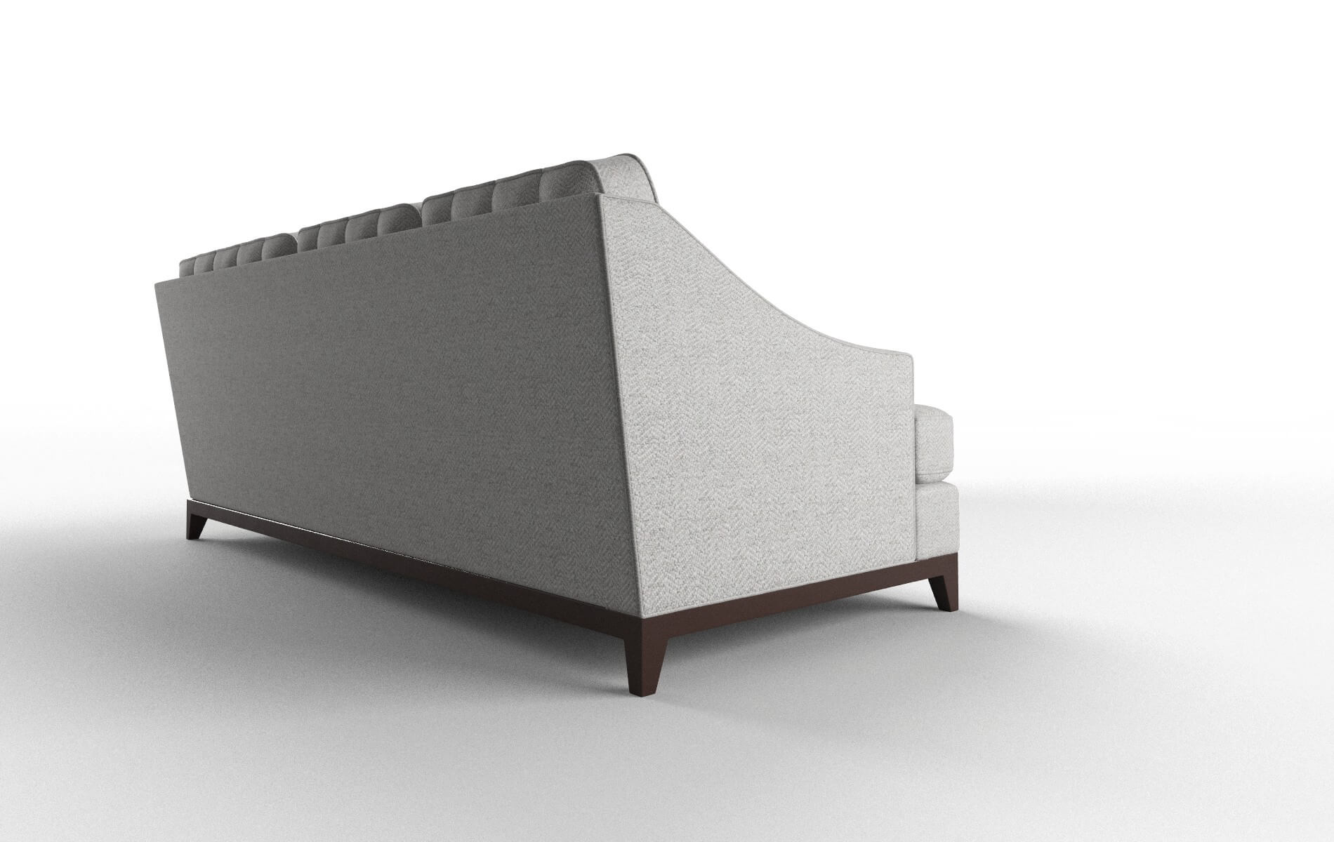 Geneva Malibu Dove Sectional espresso legs 3