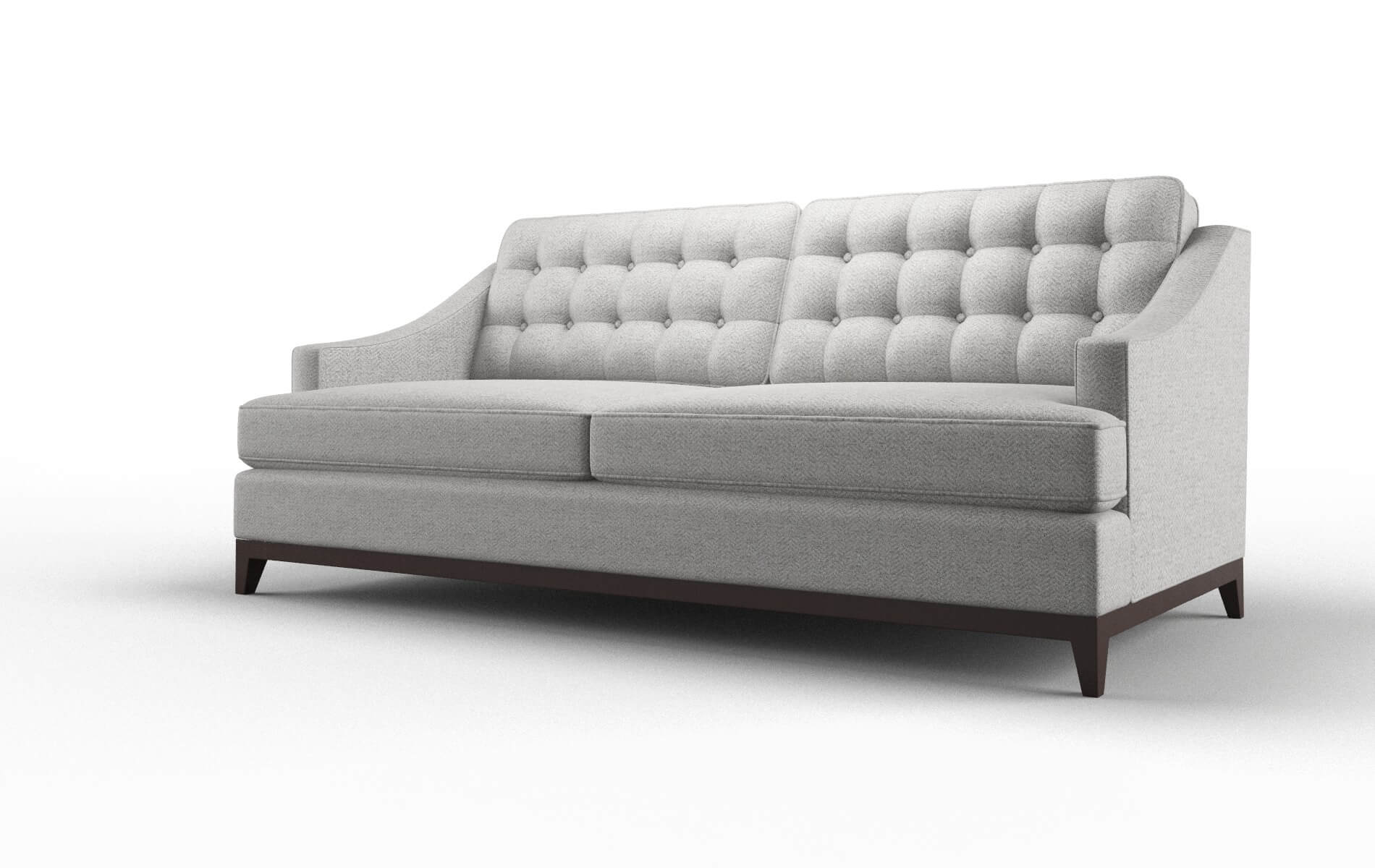 Geneva Malibu Dove Sofa espresso legs 5