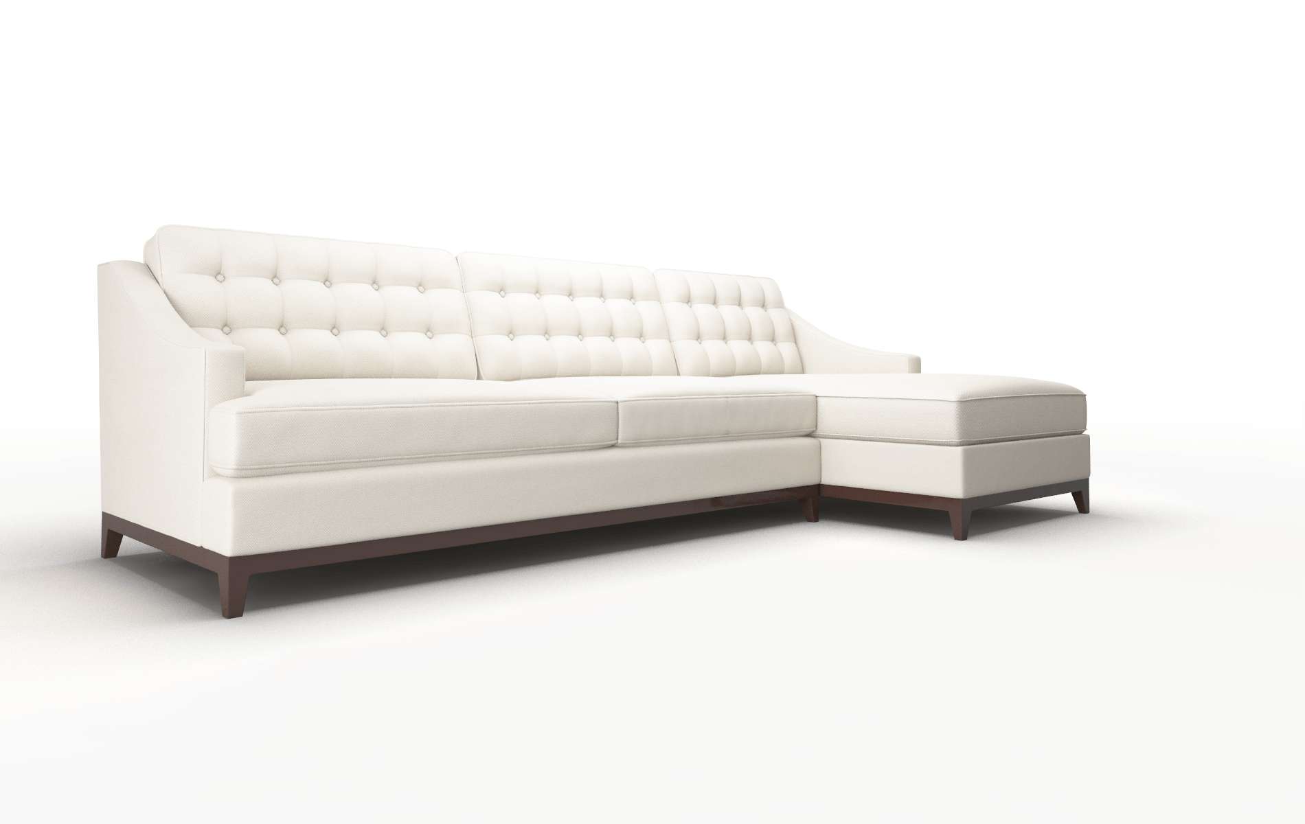 Geneva Malibu Linen Panel espresso legs 2