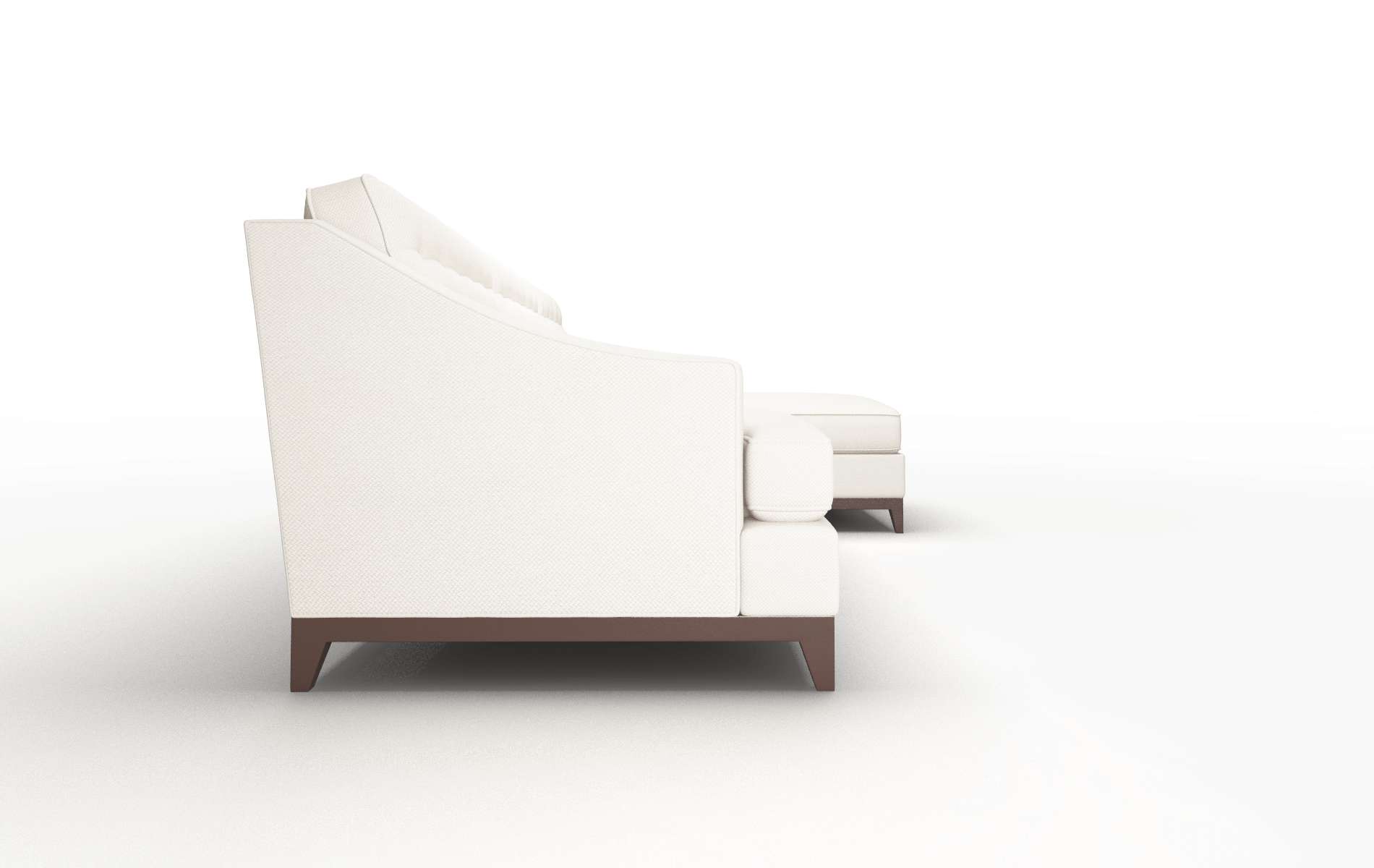 Geneva Malibu Linen Panel espresso legs 3
