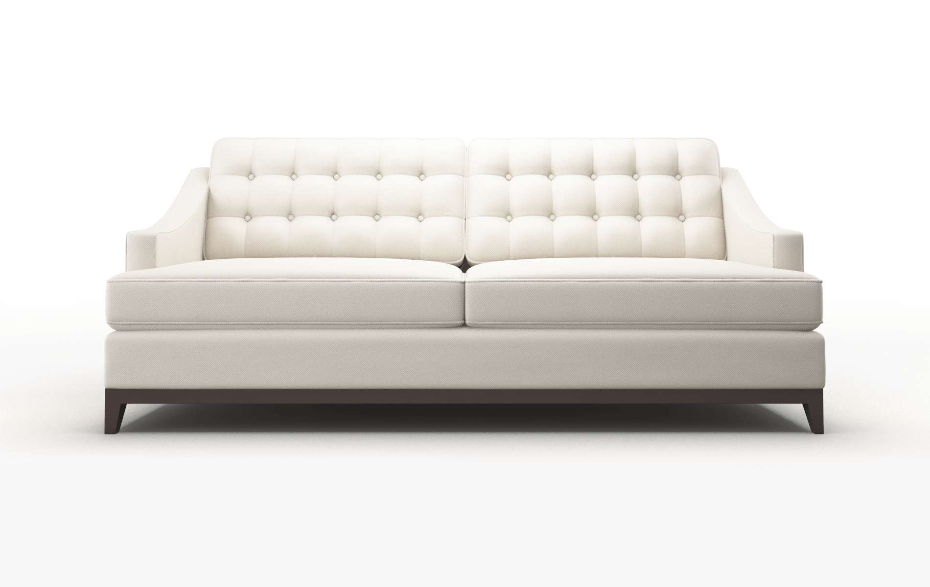Geneva Malibu linen Sofa Espresso Legs  1