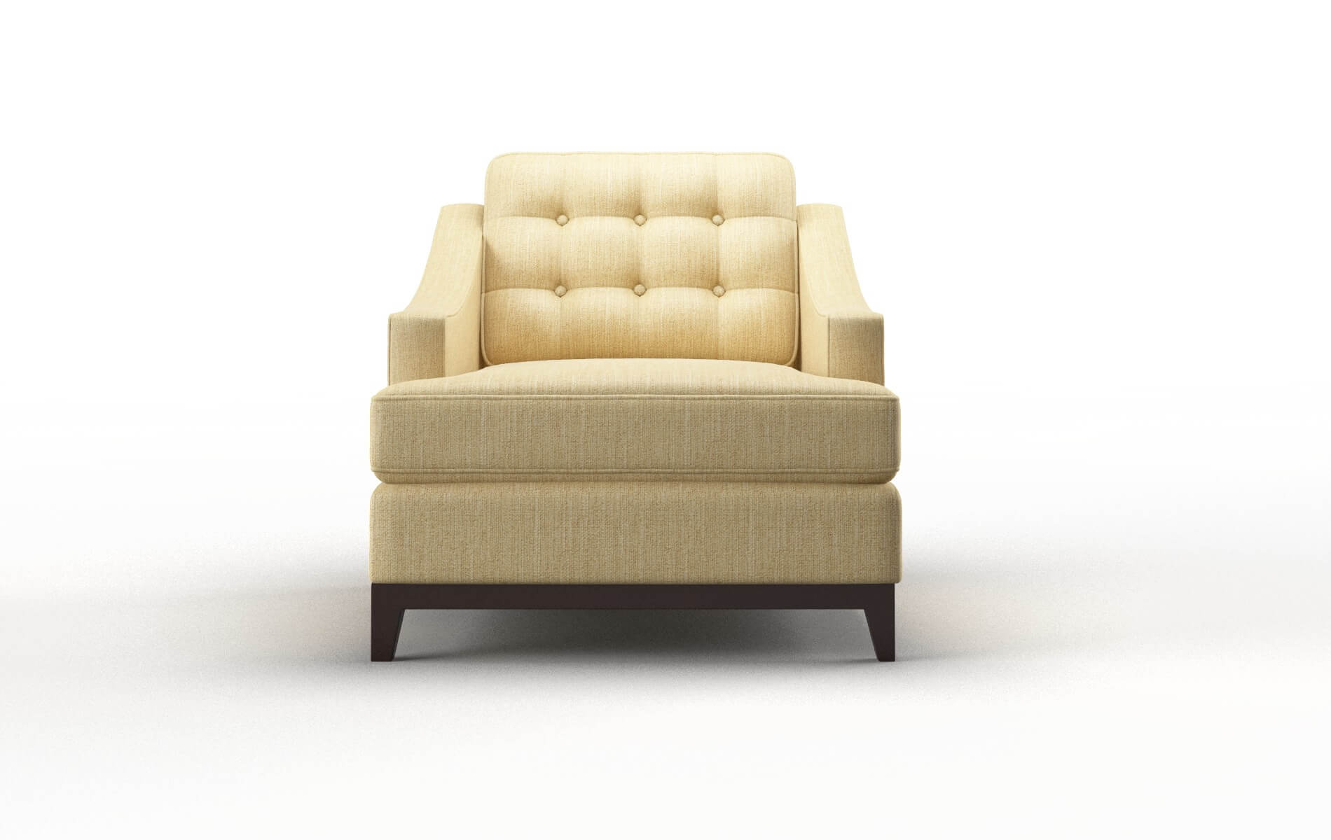 Geneva Malibu maize Chair Espresso Legs  1