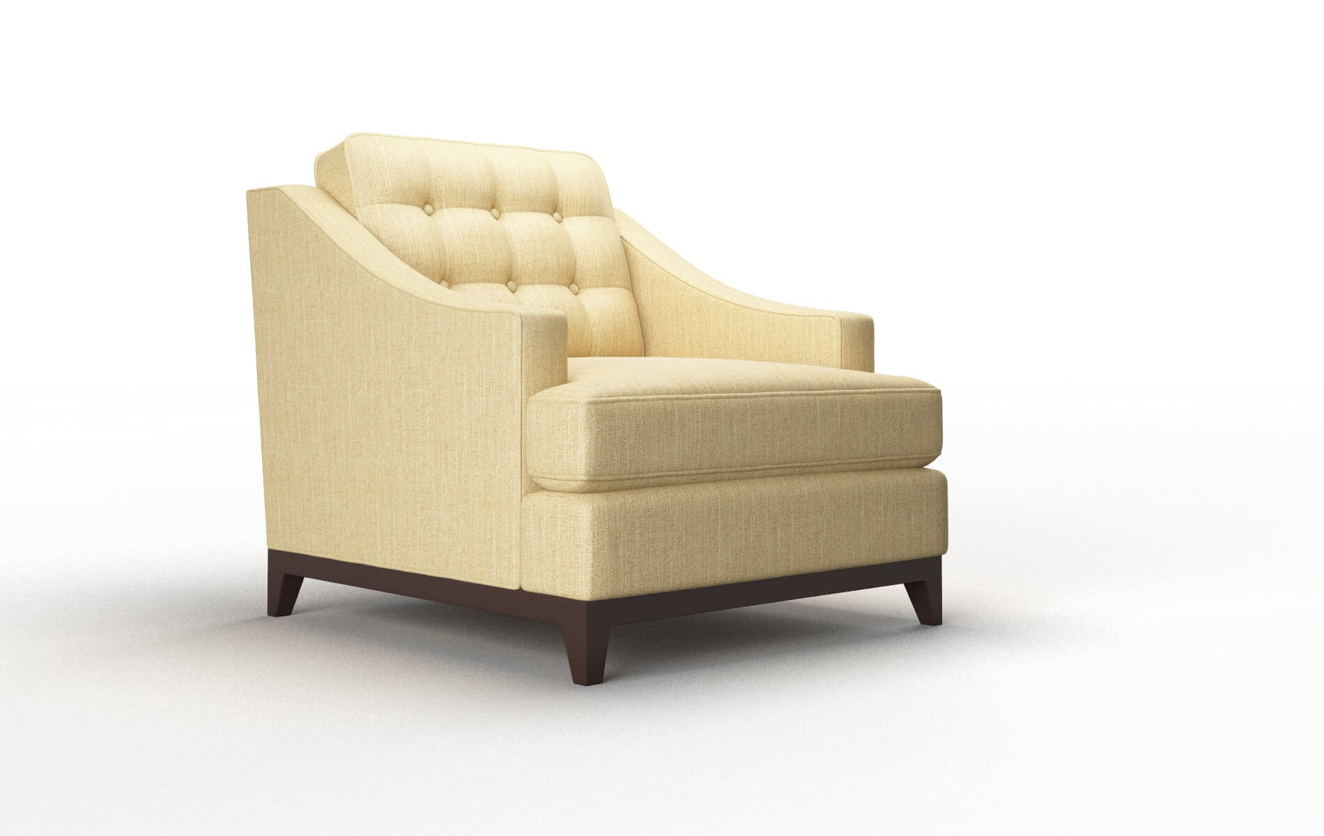 Geneva Malibu Maize Chair espresso legs 2