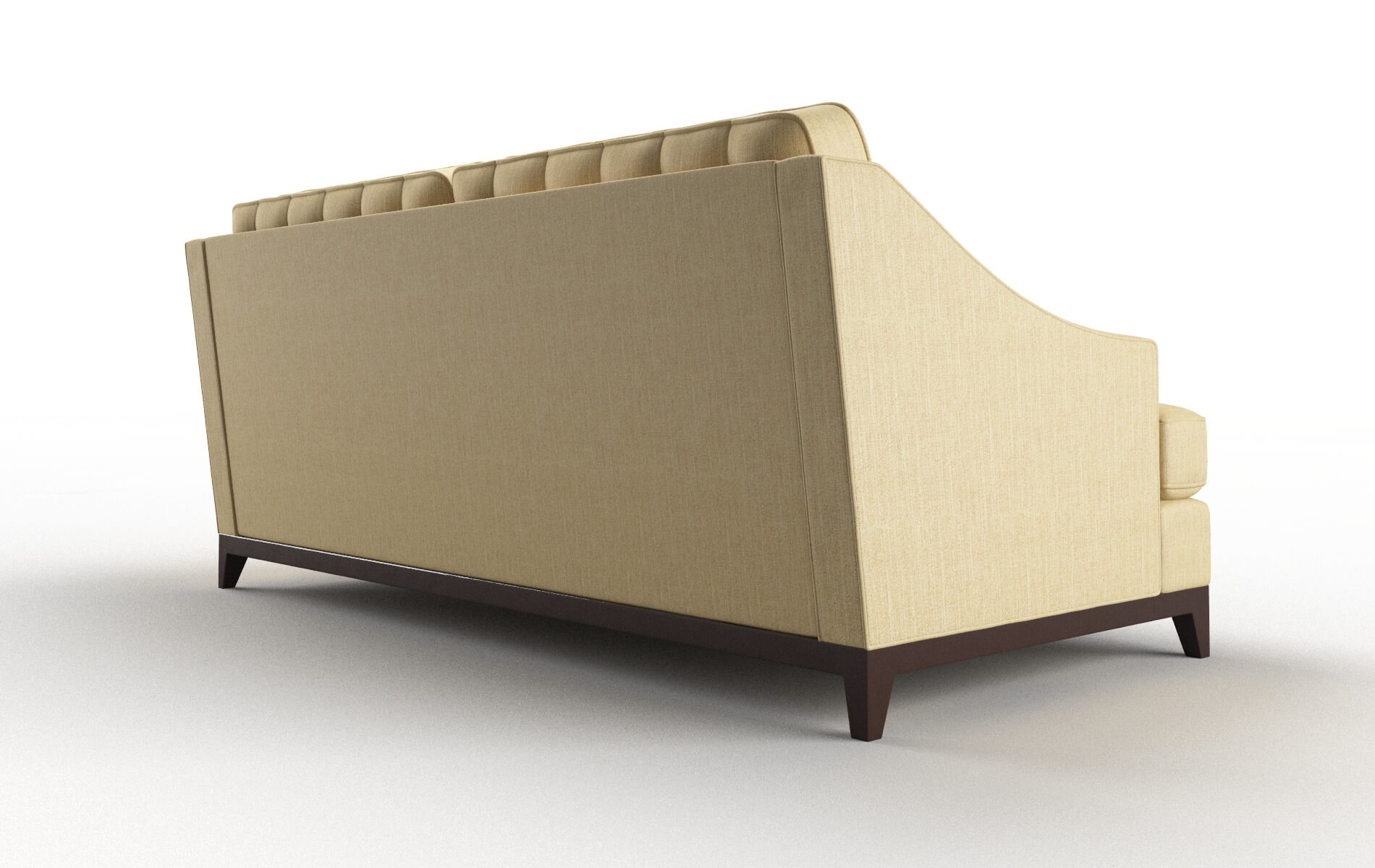 Geneva Malibu Maize Sofa espresso legs 4