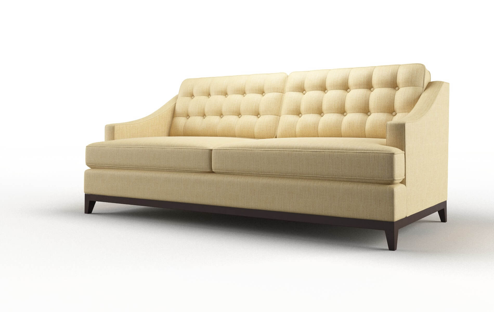 Geneva Malibu Maize Sofa espresso legs 5