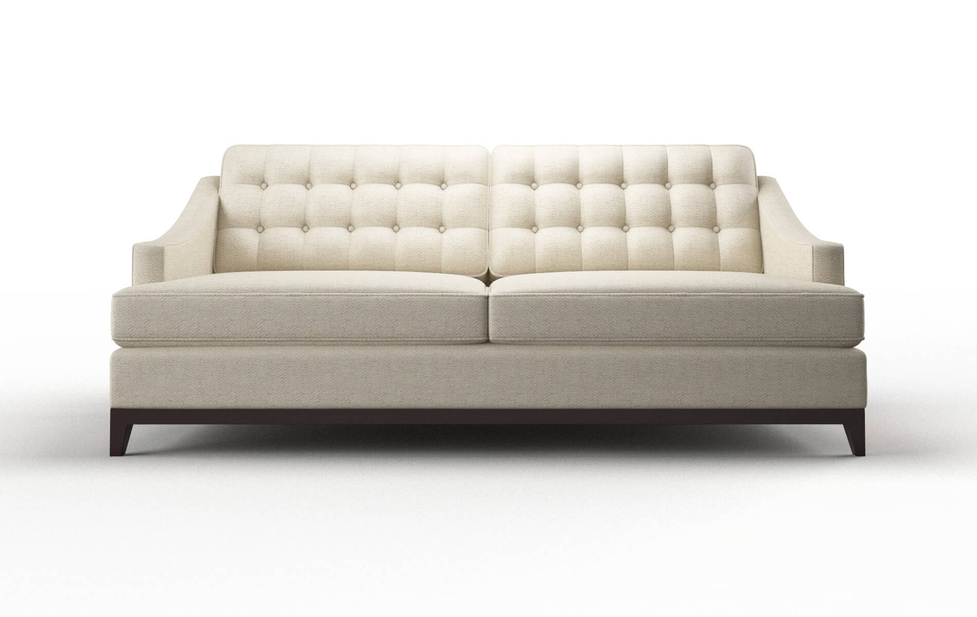 Geneva Malibu Sand Sofa espresso legs 1