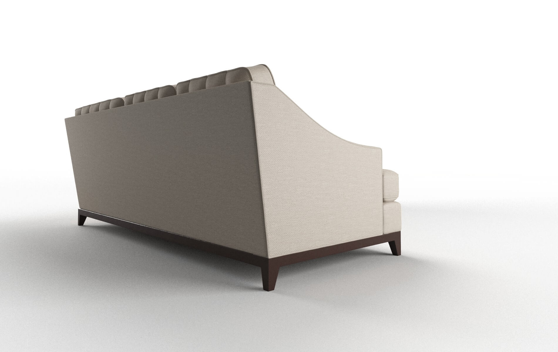 Geneva Naples Almond Sectional espresso legs 3