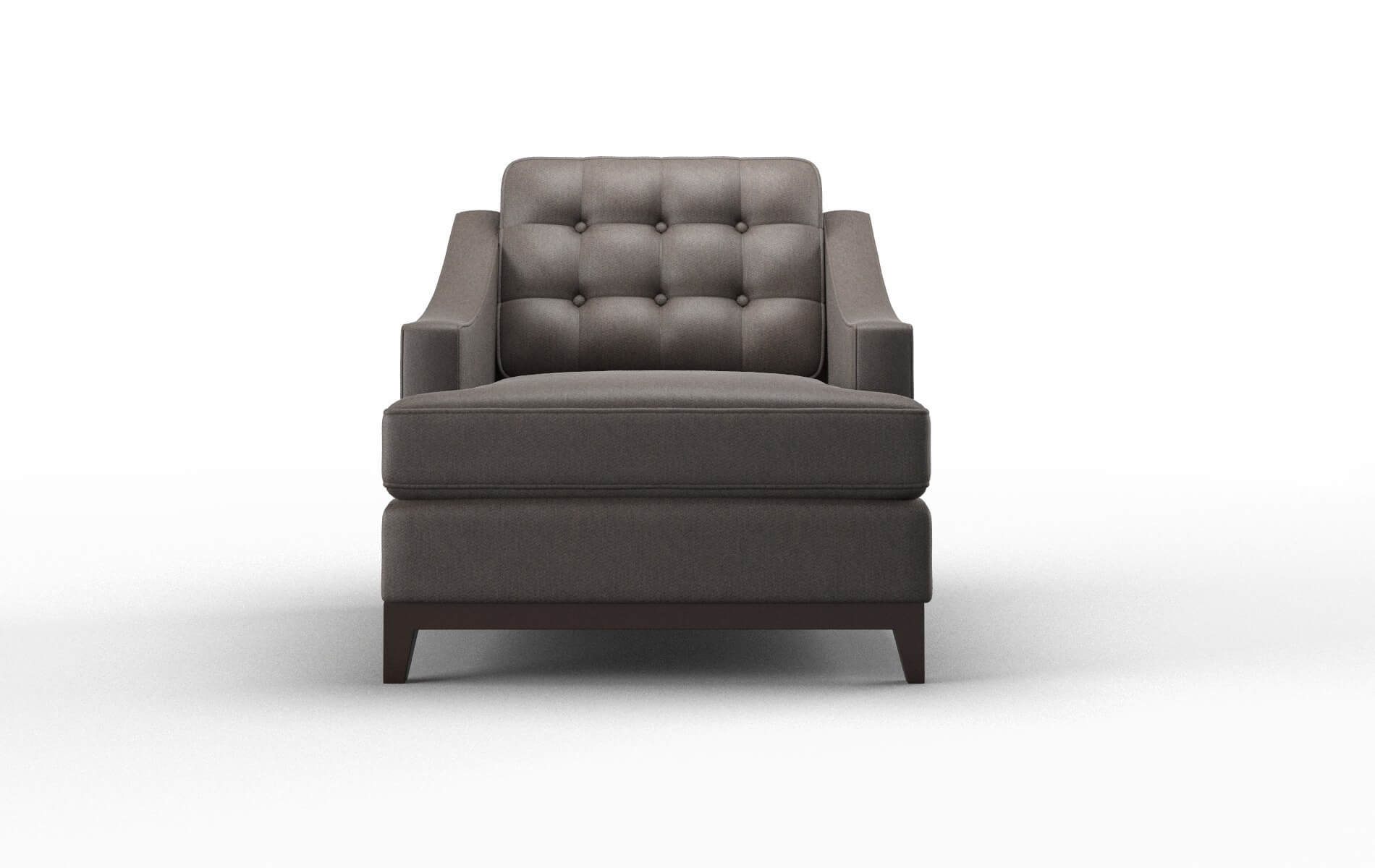 Geneva Naples graphite Chair Espresso Legs  1