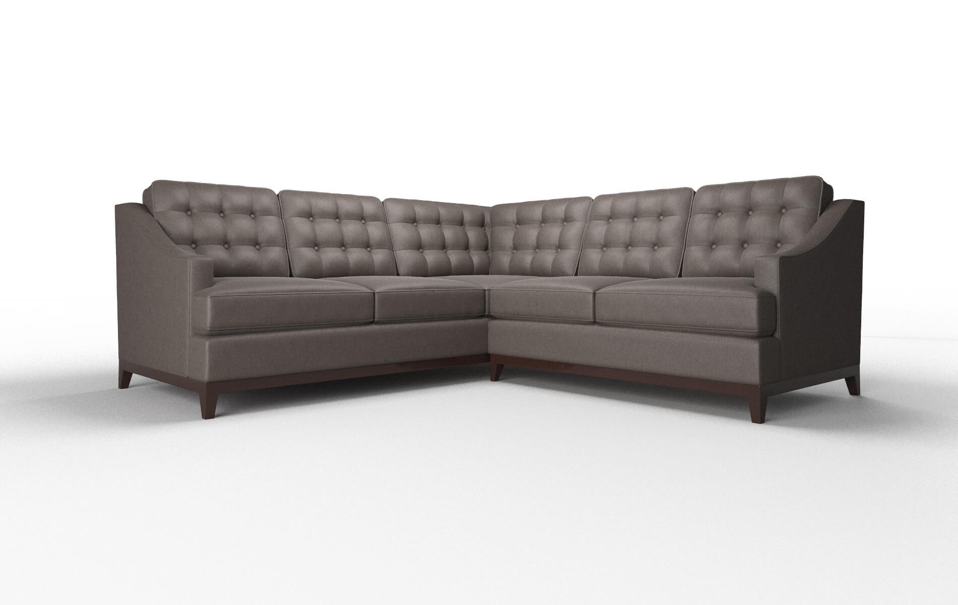 Geneva Naples graphite Sectional Espresso Legs  1