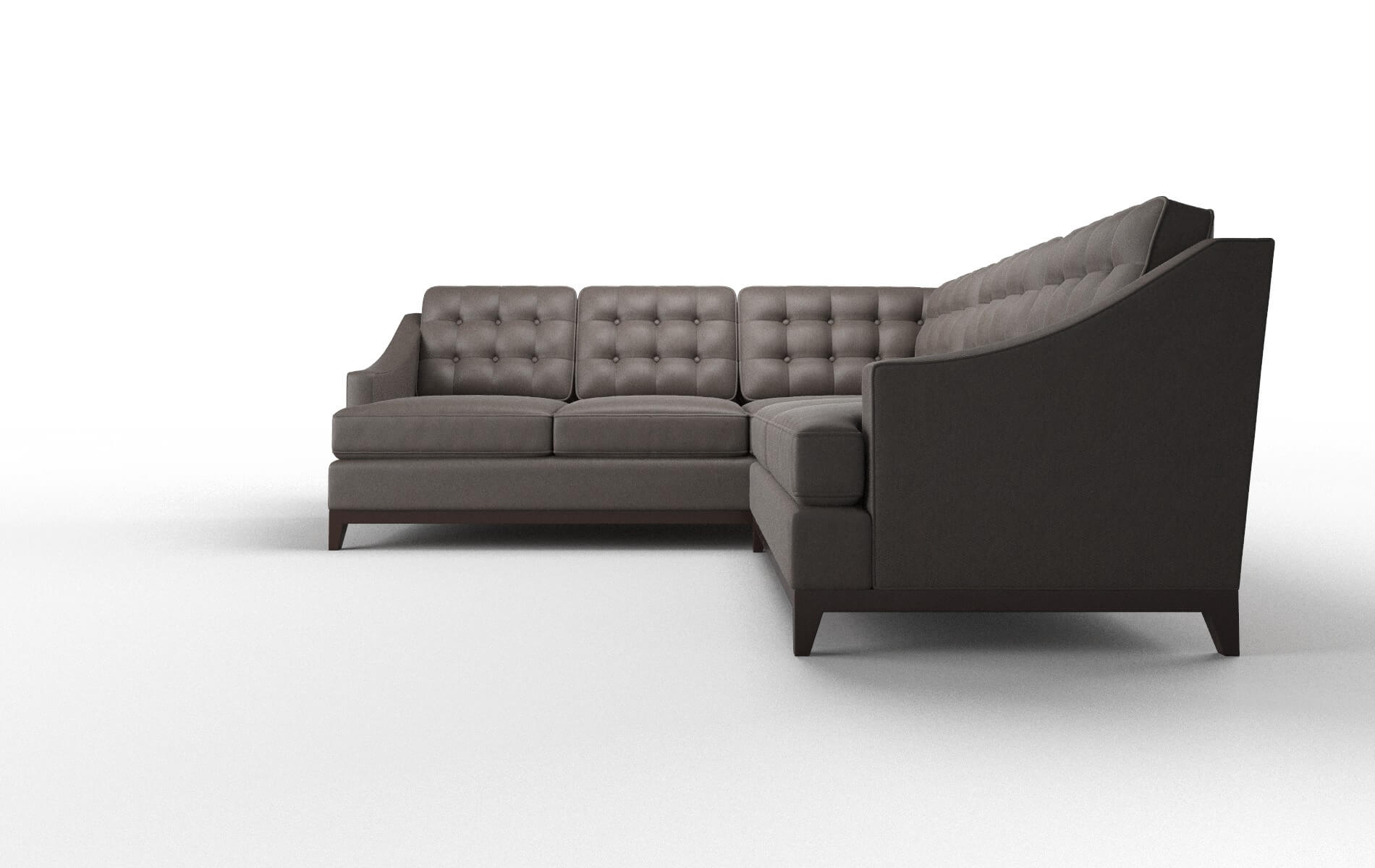 Geneva Naples Graphite Sectional espresso legs 5