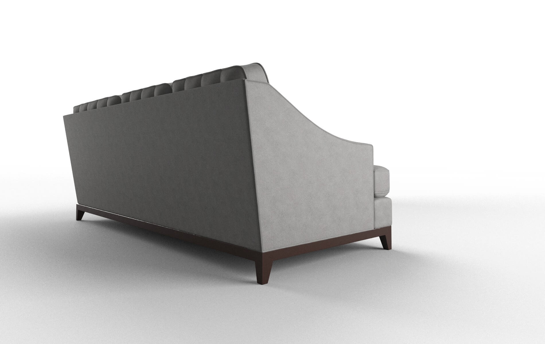 Geneva Noble Smoke Sectional espresso legs 3