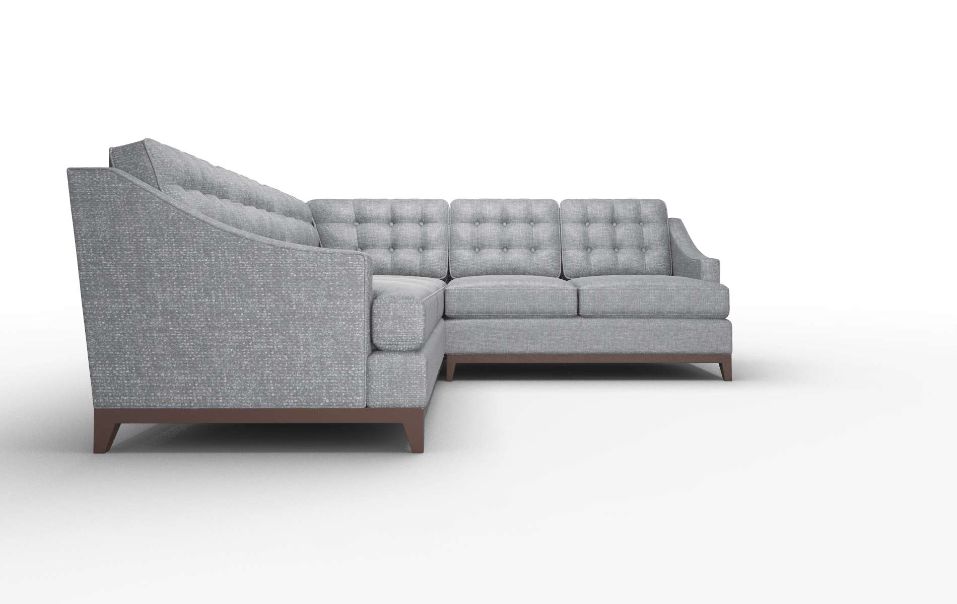 Geneva Notion Graphite Sectional espresso legs 2