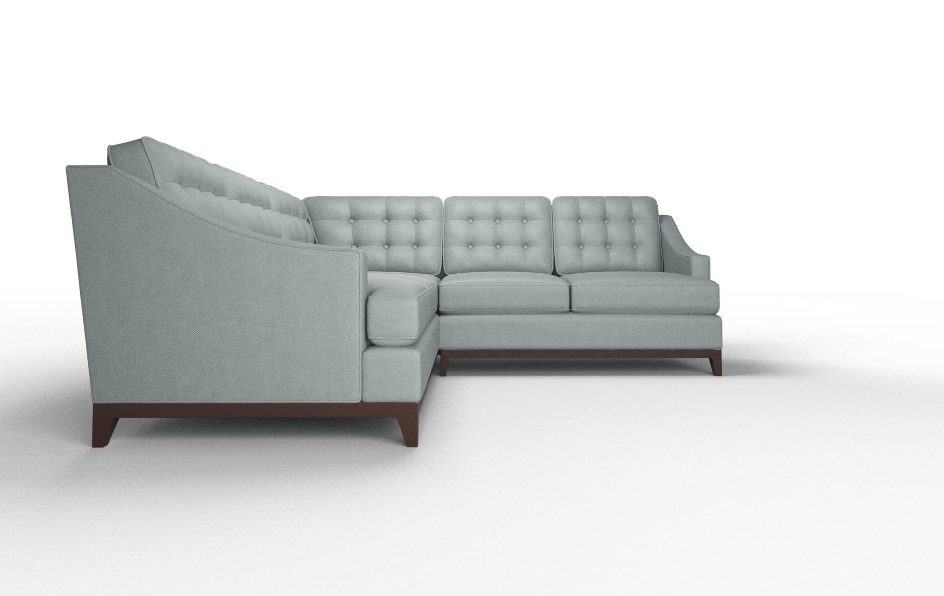 Geneva Oakley Baltic Sectional espresso legs 2