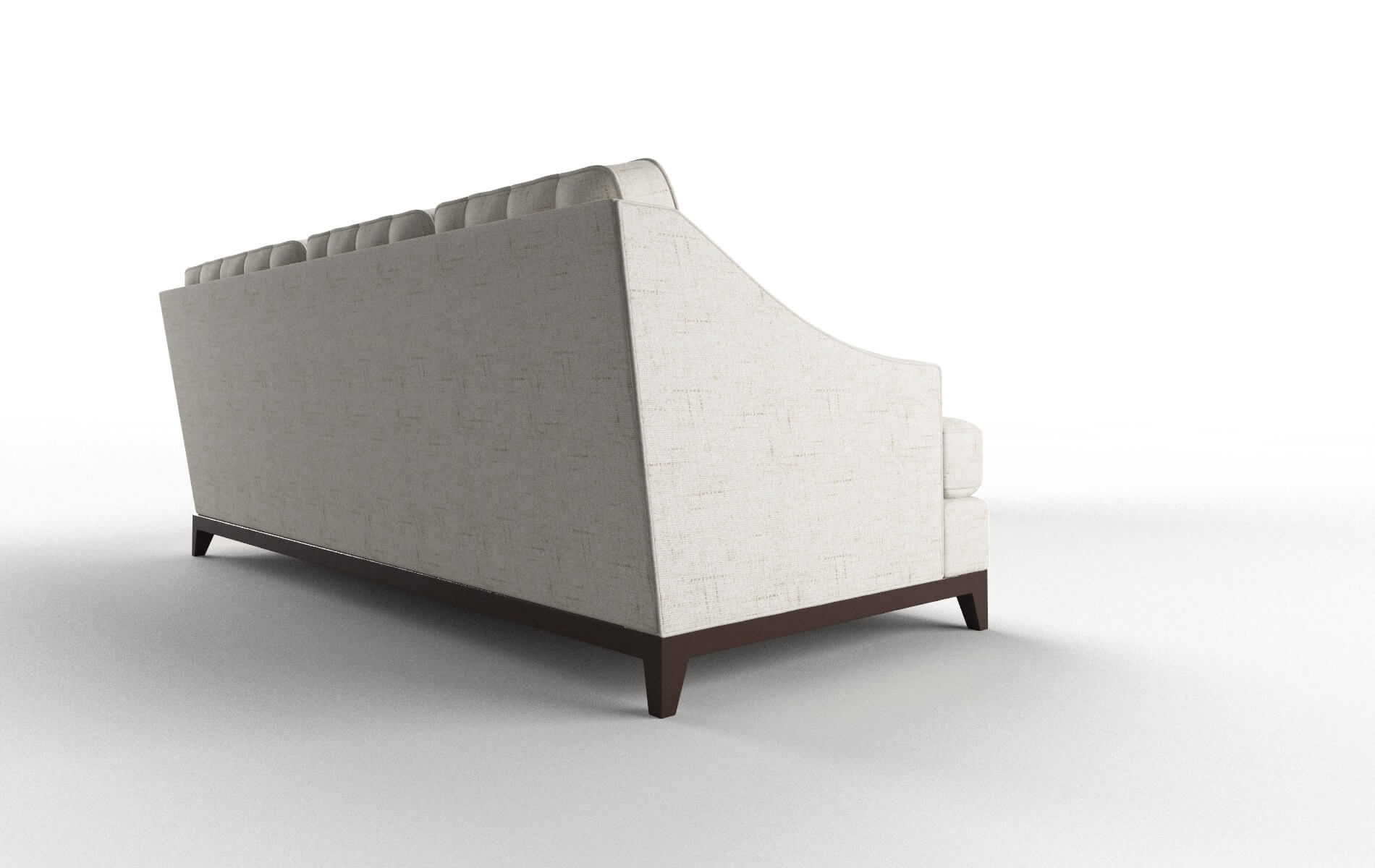 Geneva Oceanside Natural Sectional espresso legs 3