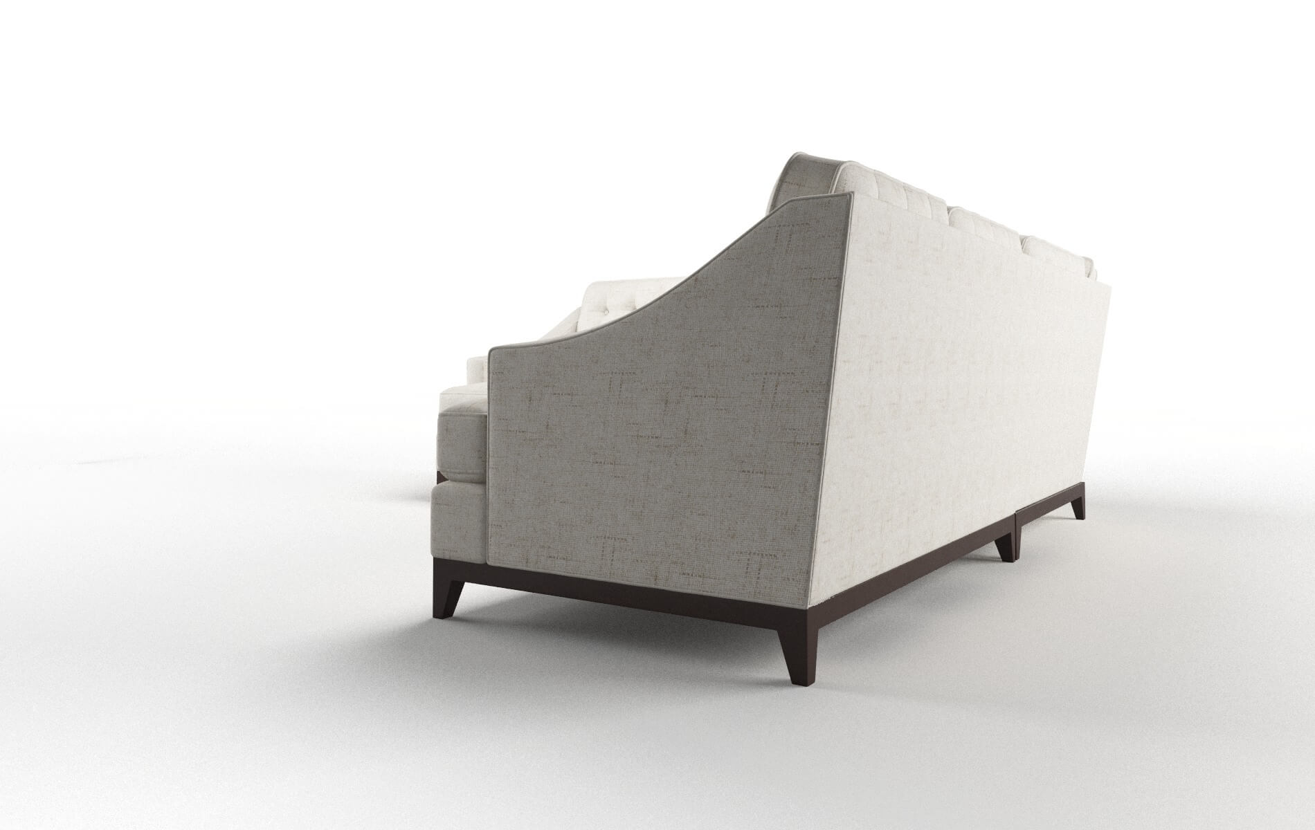 Geneva Oceanside Natural Sectional espresso legs 4