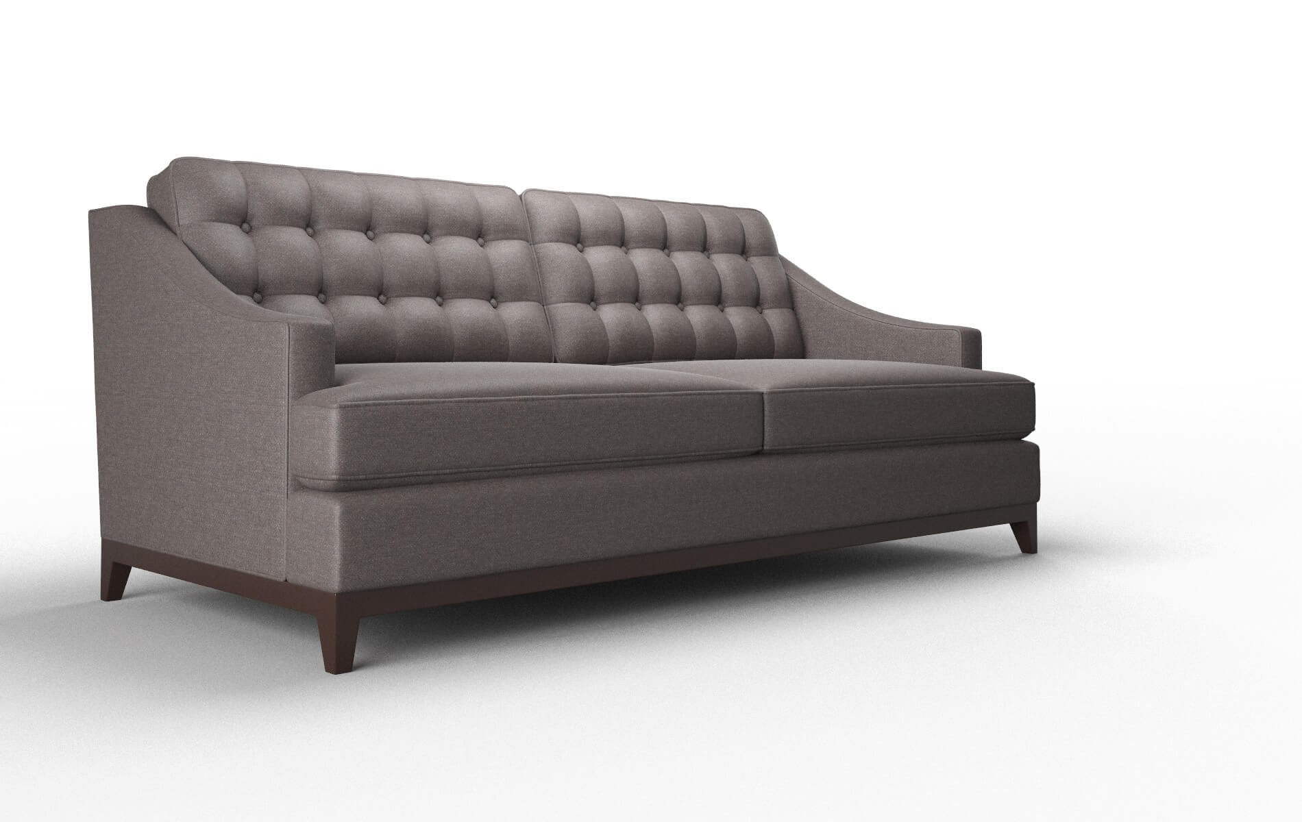 Geneva Oscar Chocolate Sofa espresso legs 2
