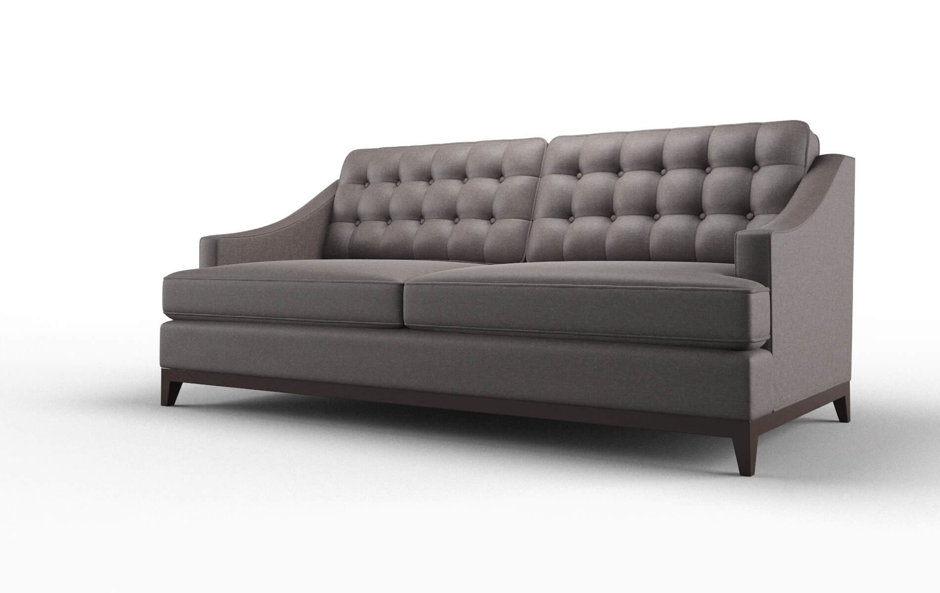 Geneva Oscar Chocolate Sofa espresso legs 5