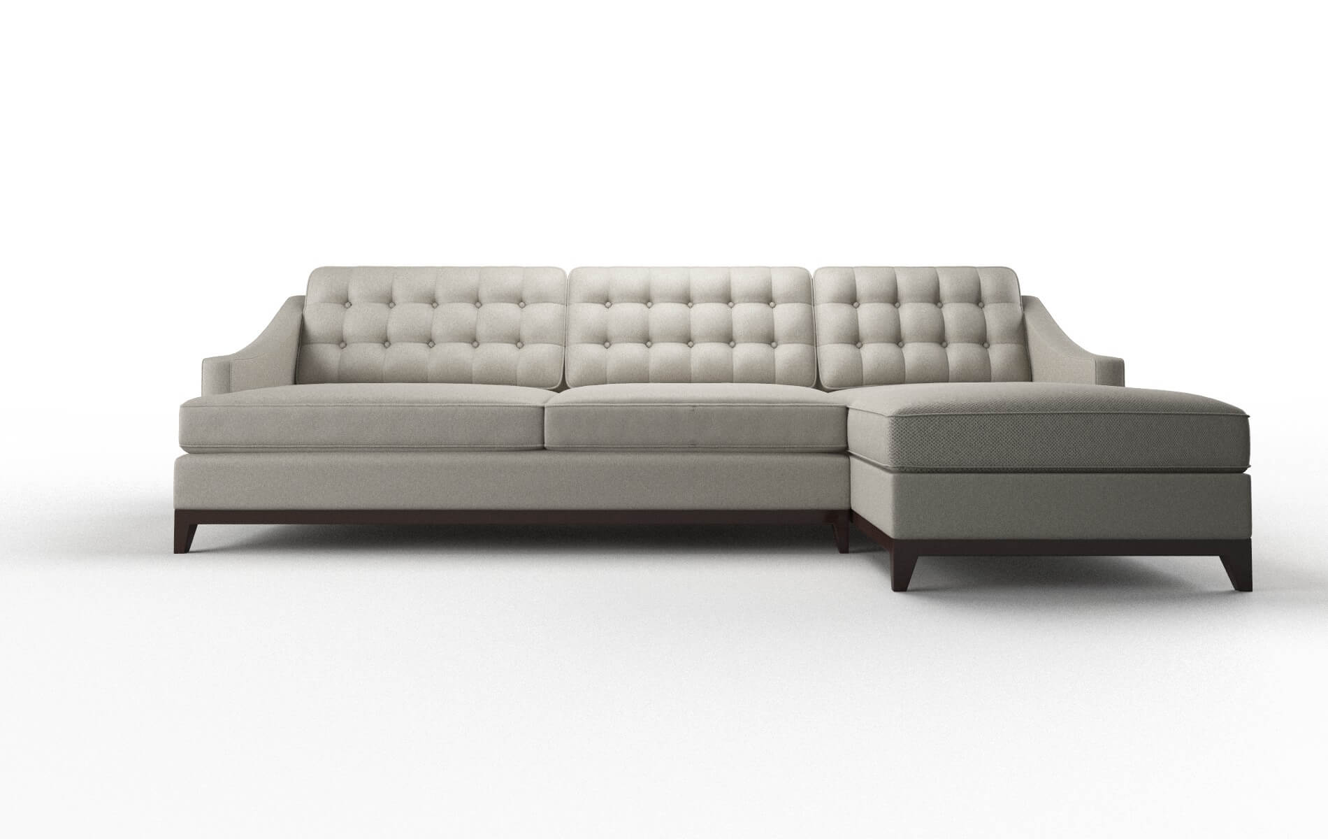 Geneva Oscar Silver Panel espresso legs 1