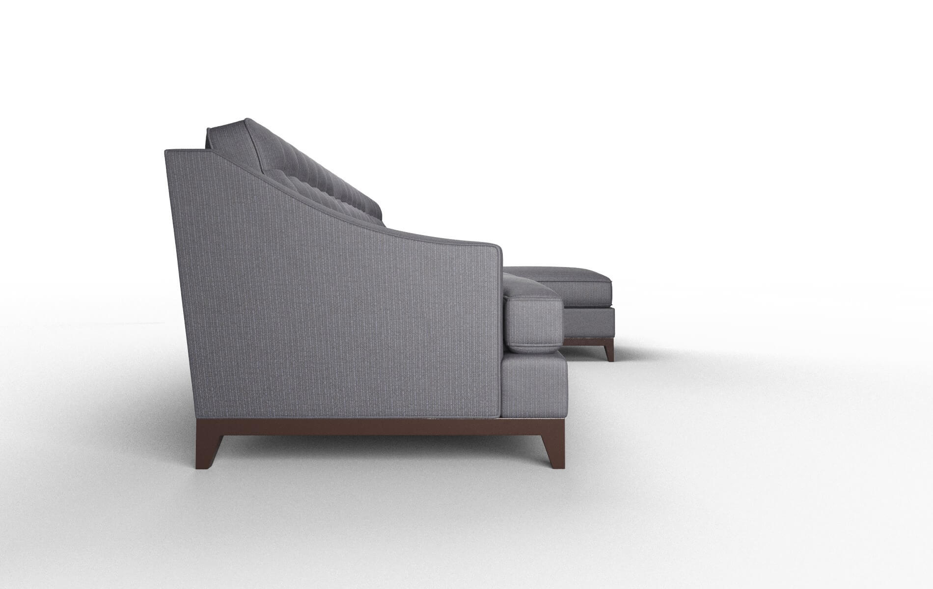 Geneva Parker Charcoal Panel espresso legs 3